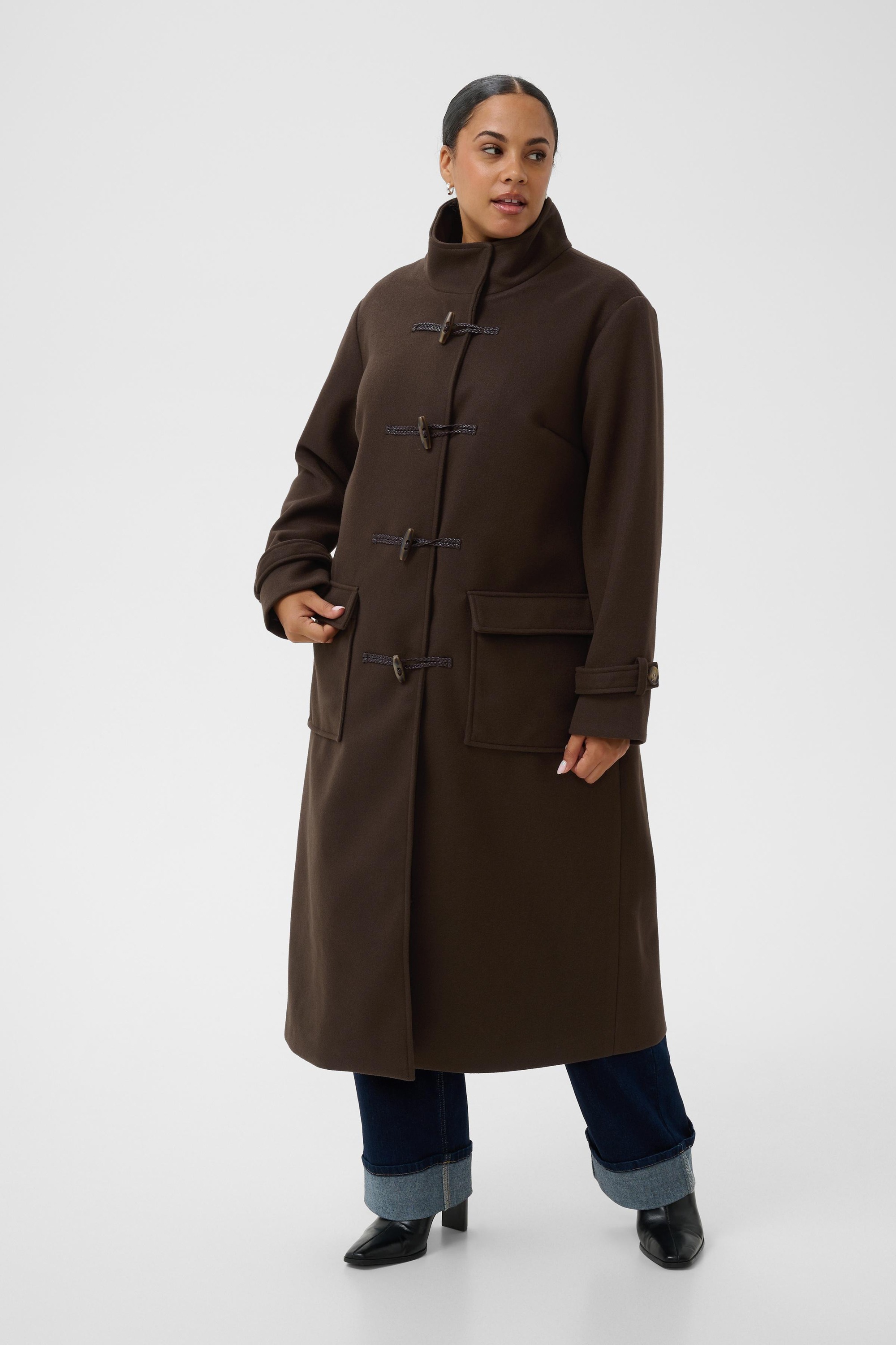 KAFFE Curve Allwetterjacke »KAFFE Curve Jacke KChannelis«