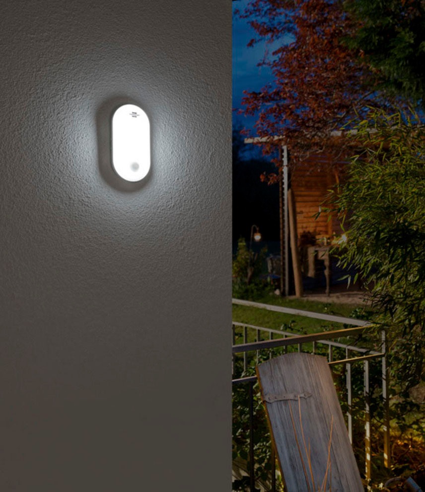 Brennenstuhl LED Wandleuchte "OL 1650 P" Neutralweiß mit Bewegungsmelder günstig online kaufen