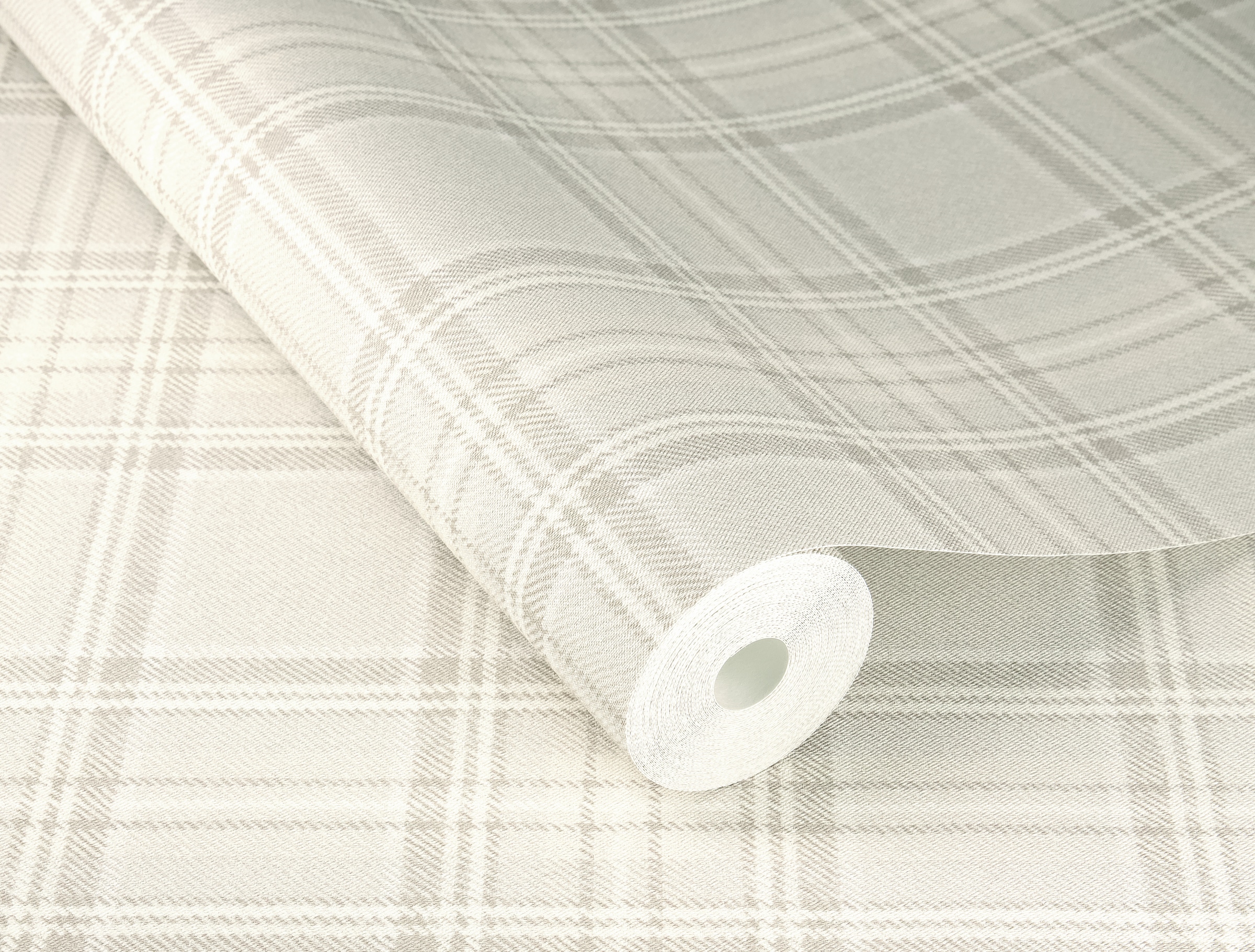 Rasch Vliestapete »Karierte Vliestapete Curiosity 537444« Glencheckmuster strukturiert Karos