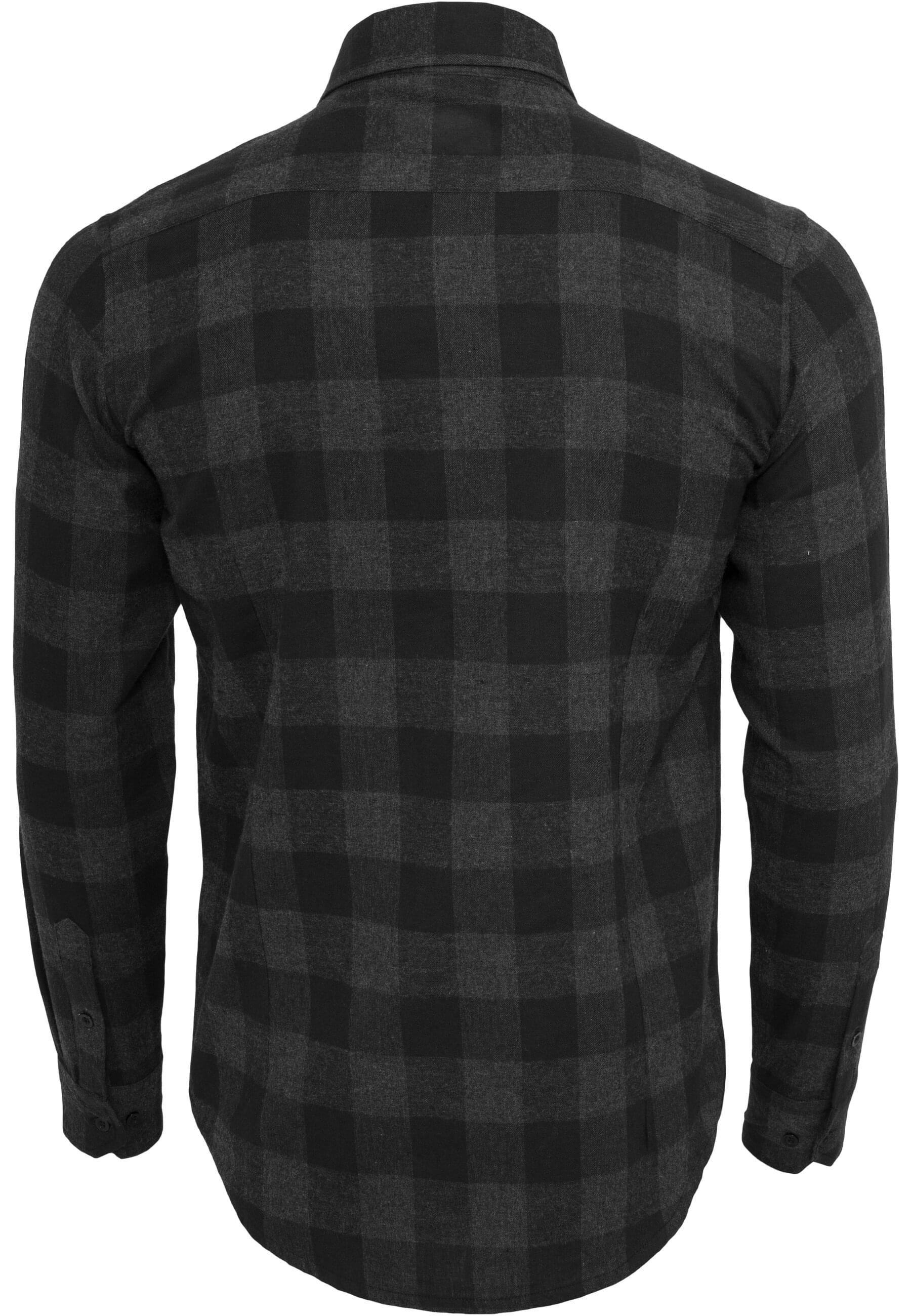 URBAN CLASSICS T-Shirt »Urban Classics Herren Checked Flanell Shirt«, (1 tlg.)