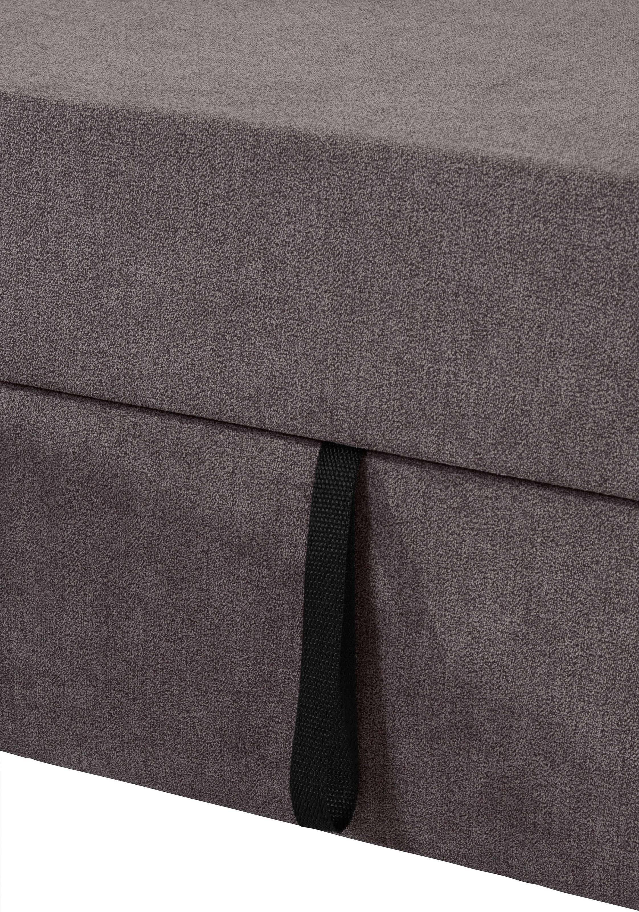 DOMO collection Ecksofa »Sarafina zeitlos und komfortabel, optional mit Federkern, L-Form«, wahlweise mit Bettfunktion