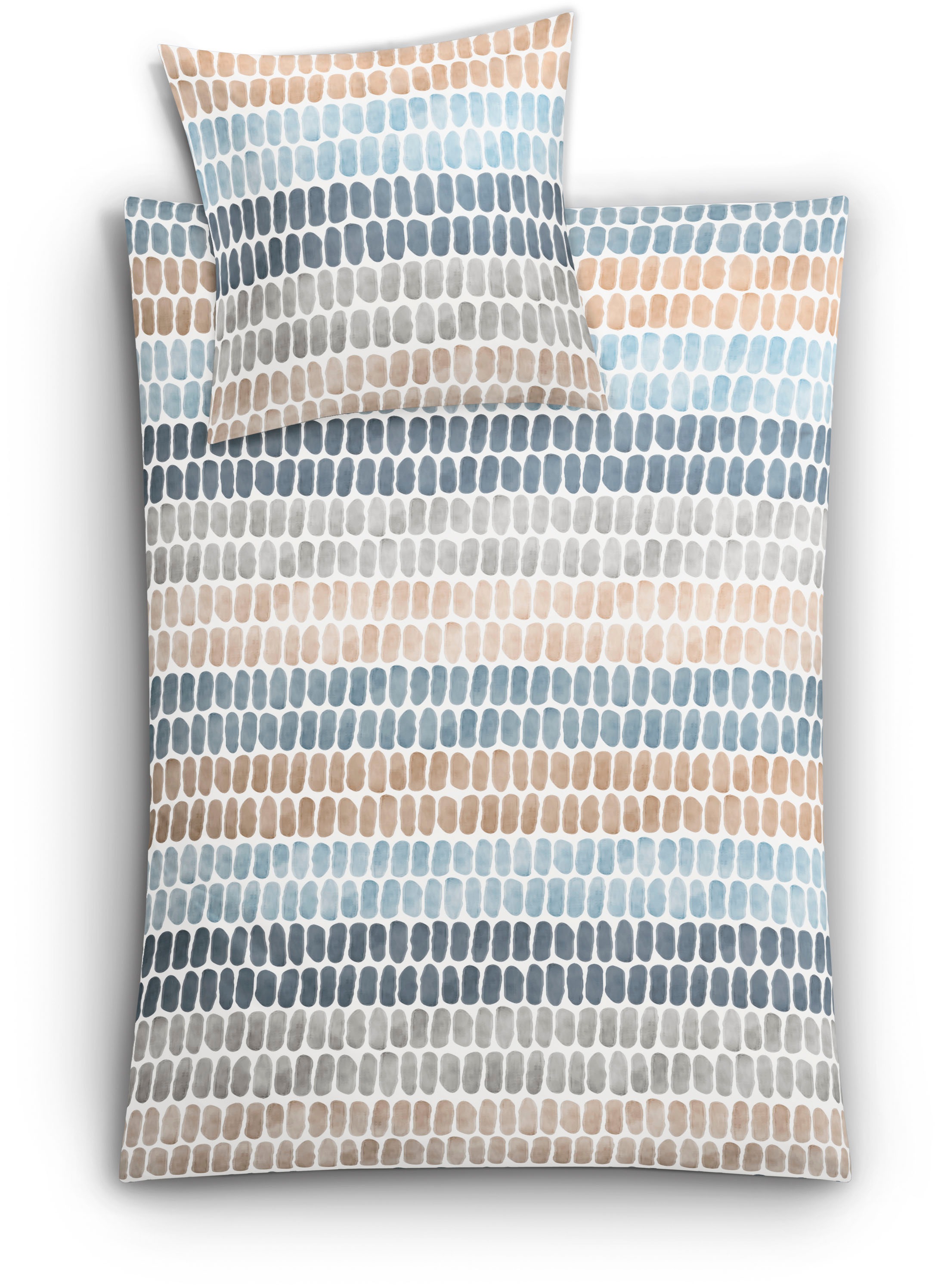 Kleine Wolke Bettwäsche "Solid" 2 Stk. tlg. mit Streifen günstig online kaufen