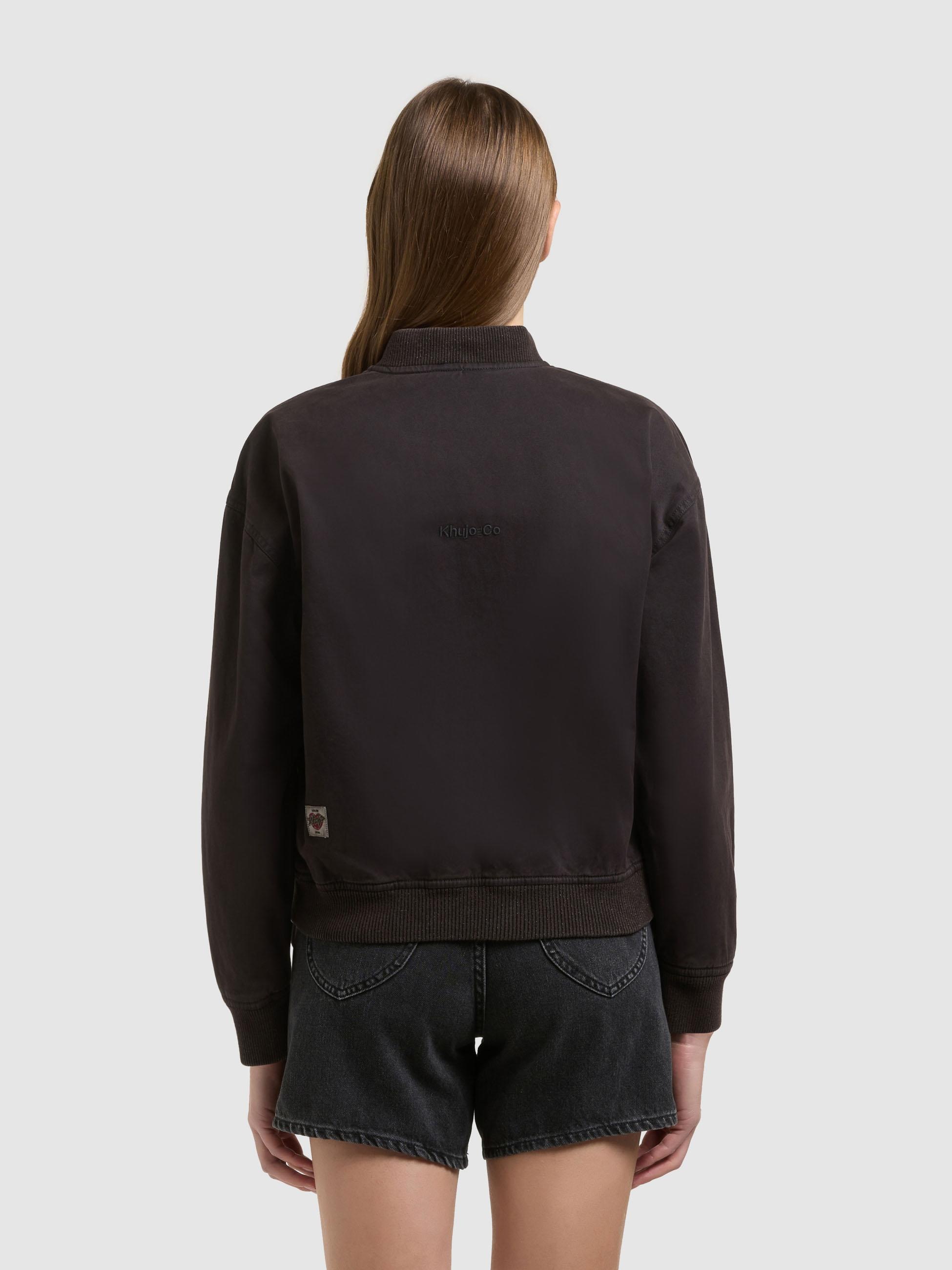 khujo Funktionsjacke »Inie« 1 Stk. tlg. ohne Kapuze Übergangsjacke im Bomberjacken-Style