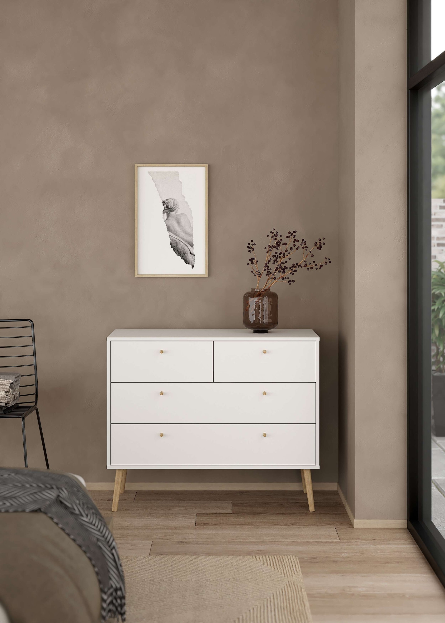 andas Kommode "Bodo, Aufbewahrung, Schubladenschrank, Stauraum, modern, Bre günstig online kaufen