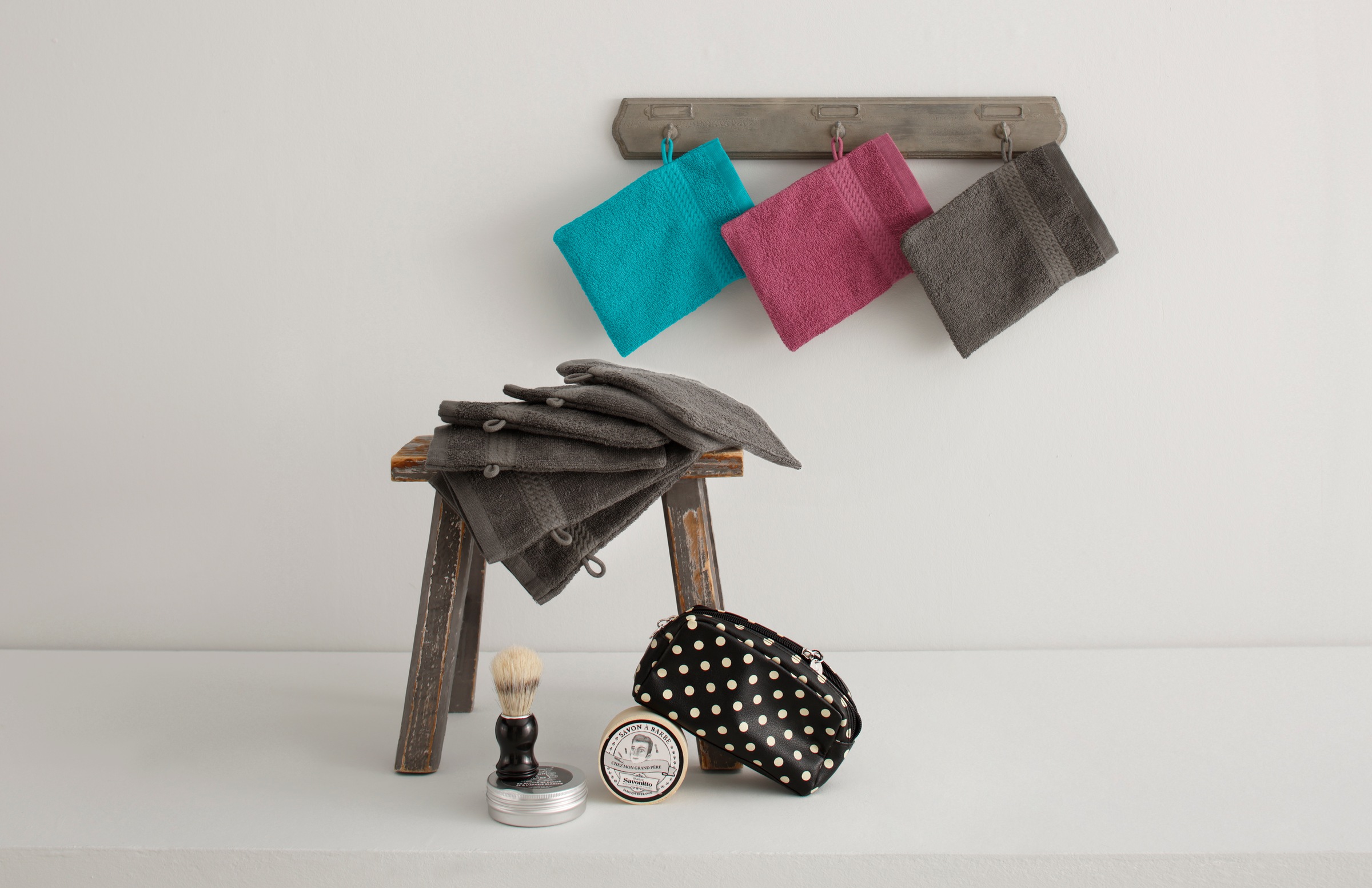 my home Waschhandschuh "Juna, 6 Waschhandschuhe 16x21, 100% Baumwolle, Set günstig online kaufen