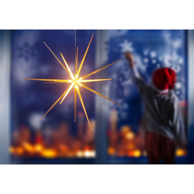 BONETTI LED Stern »Weihnachtsstern, Weihnachtsdeko aussen«, Ø ca. 51 cm je  Stern, mit 8 verschiedenen Leuchtfunktionen bestellen | BAUR
