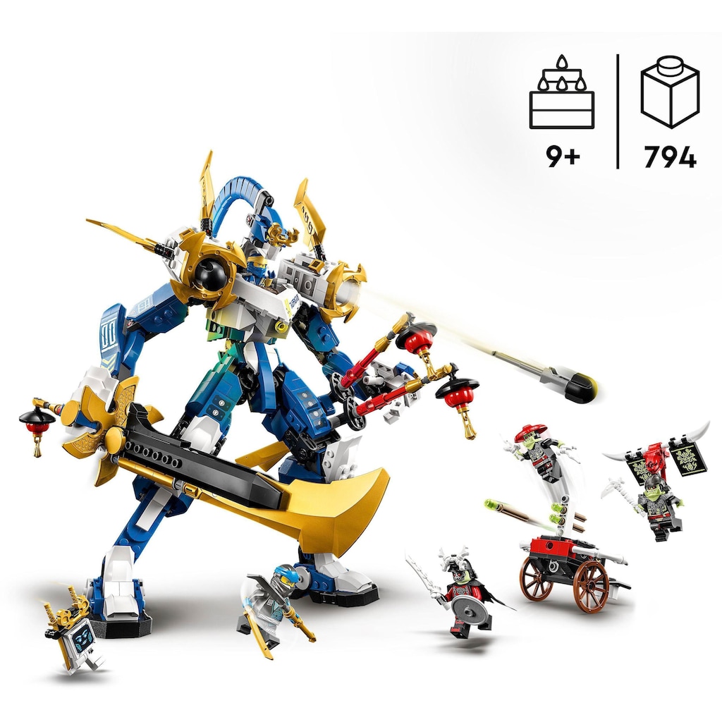 LEGO® Konstruktionsspielsteine »Jays Titan-Mech (71785), LEGO® NINJAGO«, (794 St.), Made in Europe