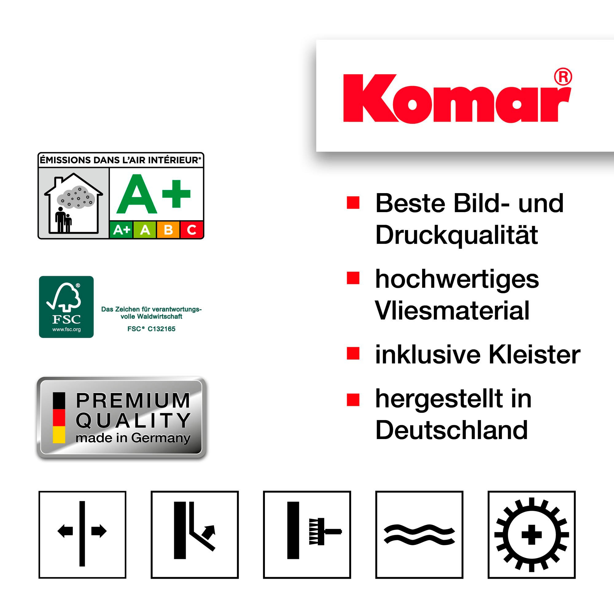Thumbnail - Komar Vliestapete "Digitaldruck Vlies - Peaks Panel - Größe 100 x 250 cm", bedruckt, Wohnzimmer, Schlafzimmer