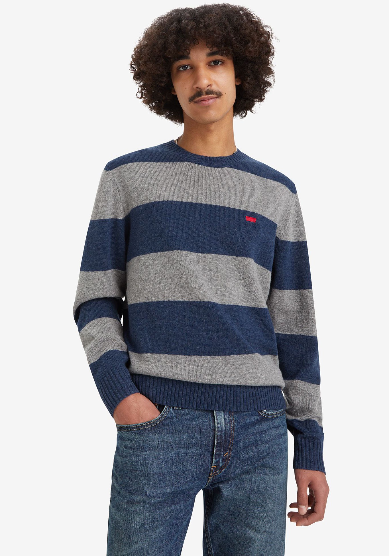 Levis Strickpullover "ORIGINAL HM SWEATER", mit Streifenmuster günstig online kaufen