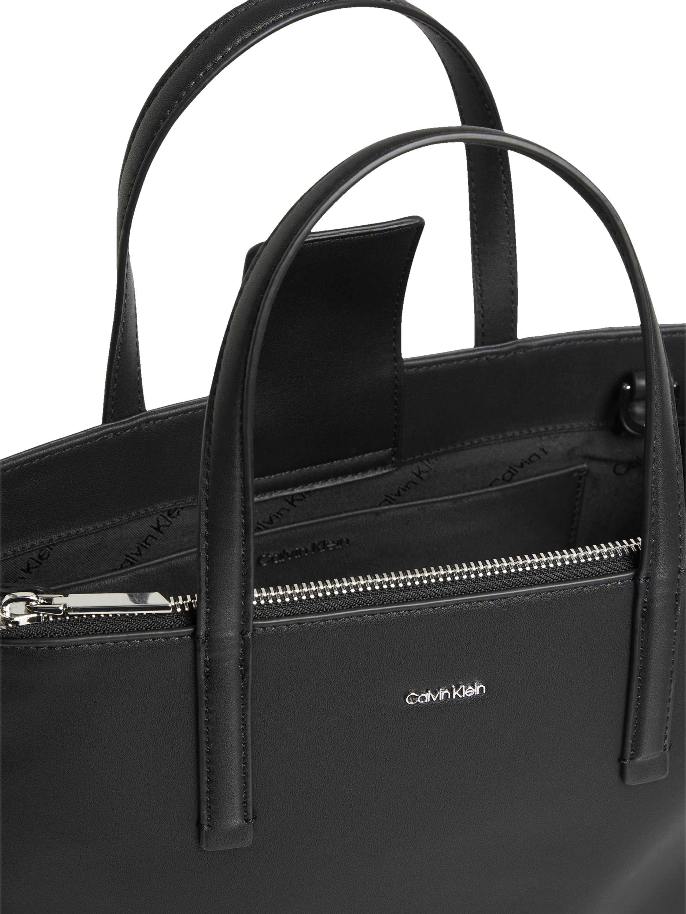 Calvin Klein Henkeltasche »CK MUST TOTE MD«, Shopper, Damen Umhängetasche, Schultertasche mit Label
