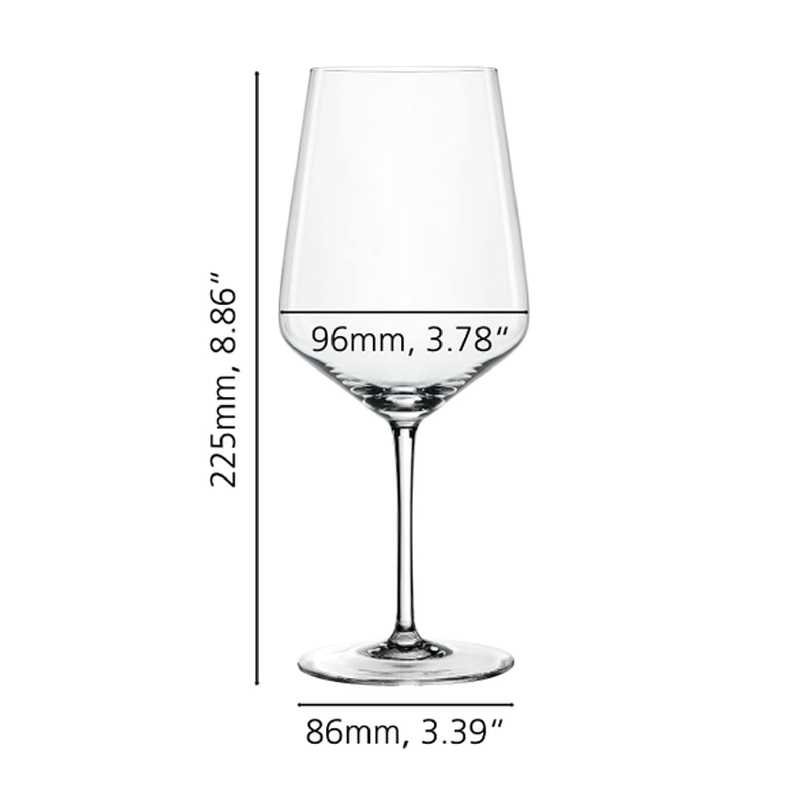 SPIEGELAU Rotweinglas »Rotweingläser Style 630 ml 4er Set transparent«