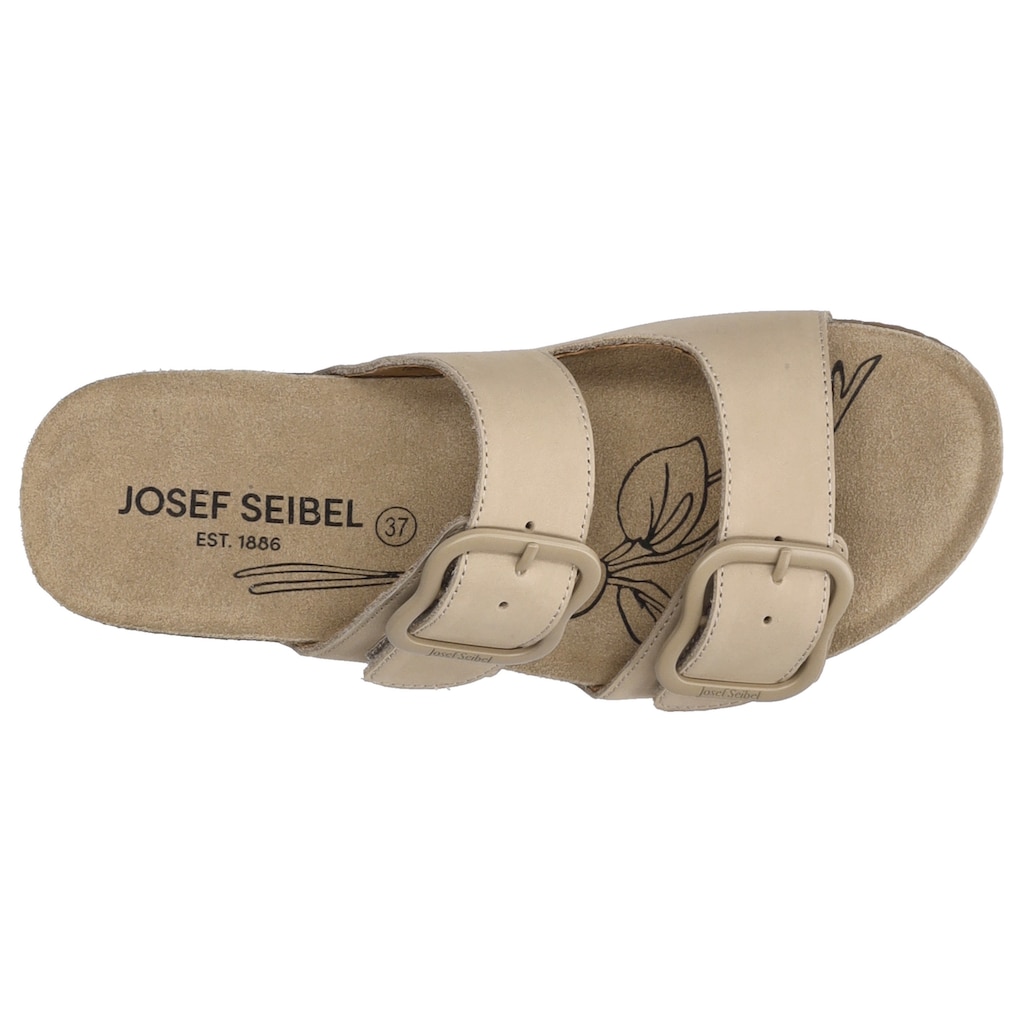 Josef Seibel Pantolette »Tonga 64«, Plateau, Sommerschuh, Schlappen mit Schnallenverschluss