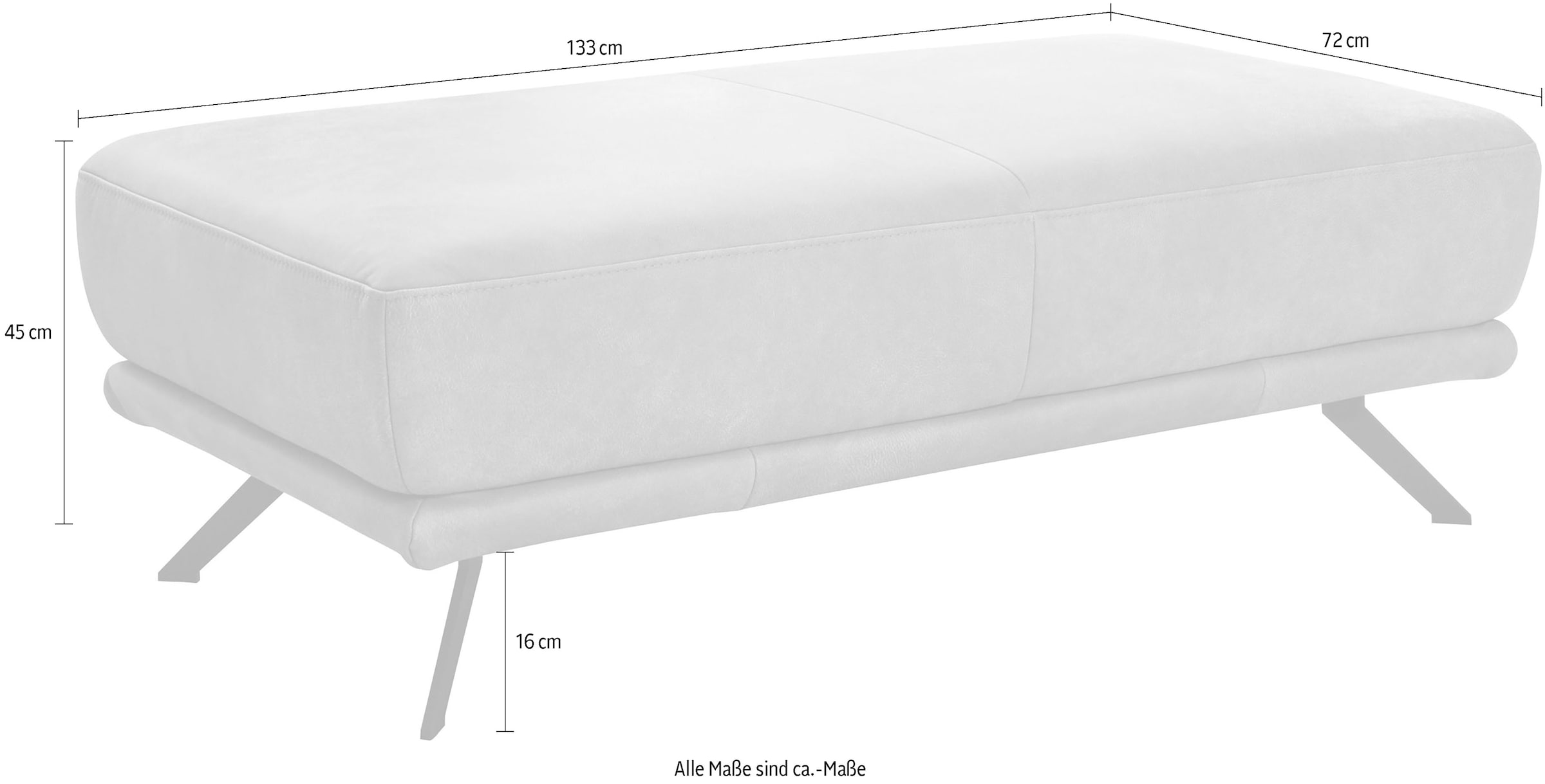 Die PlanBar Hocker »PN-EM22041«, hochwertige Kaltschaumpolsterung, stylische Metallfüße