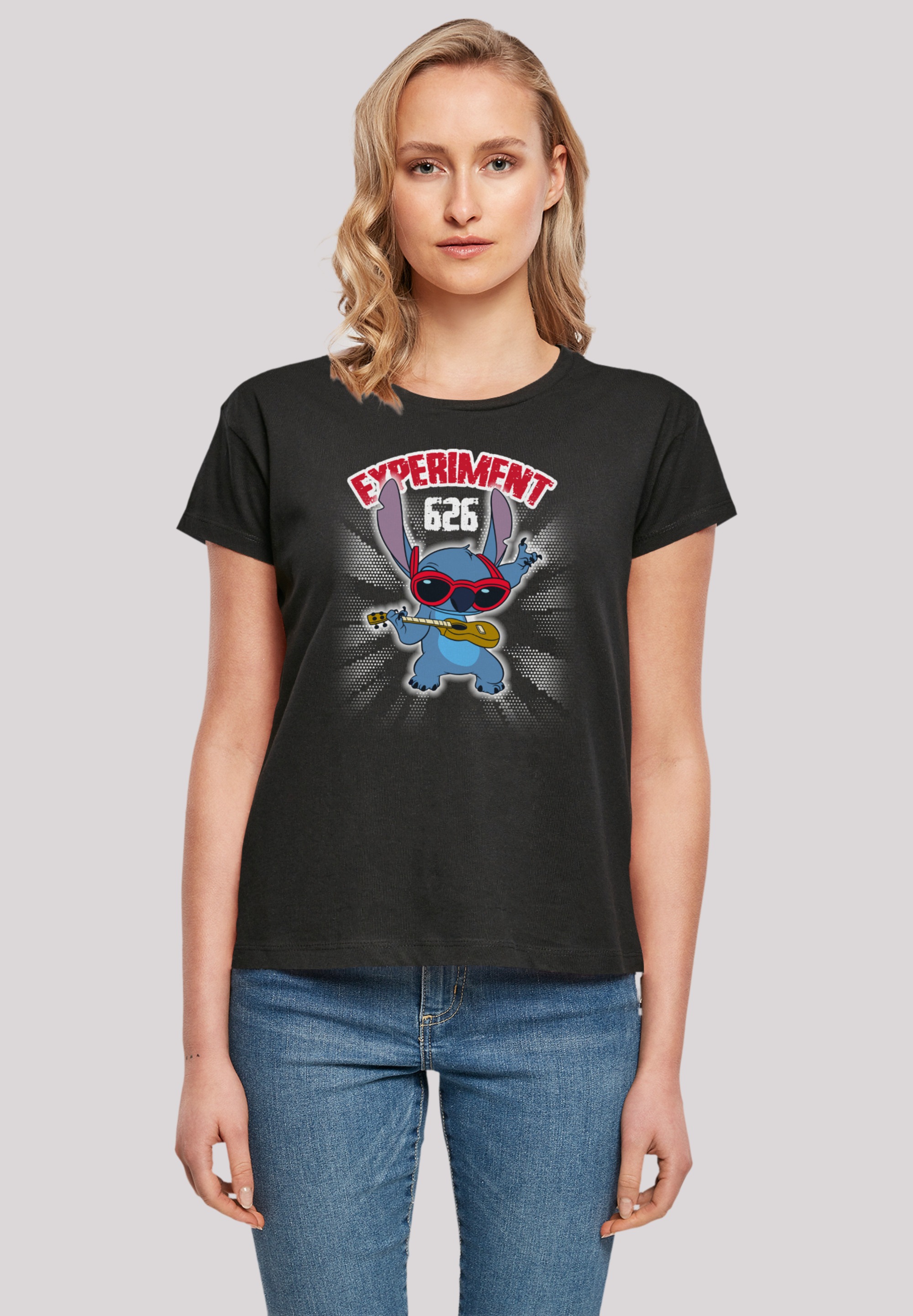 T-Shirt »Disney Lilo & Stitch Rockstar«, Premium Qualität