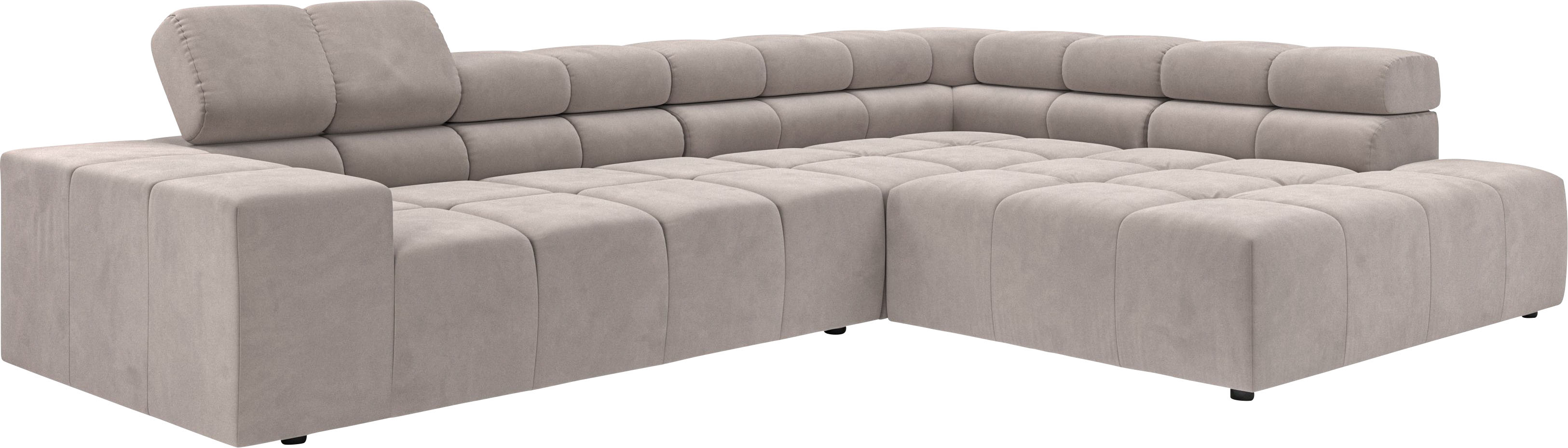 Ecksofa »Ancona incl. Kopfteilverstellung, Zierkissen B/T/H: 319/210/70 cm«