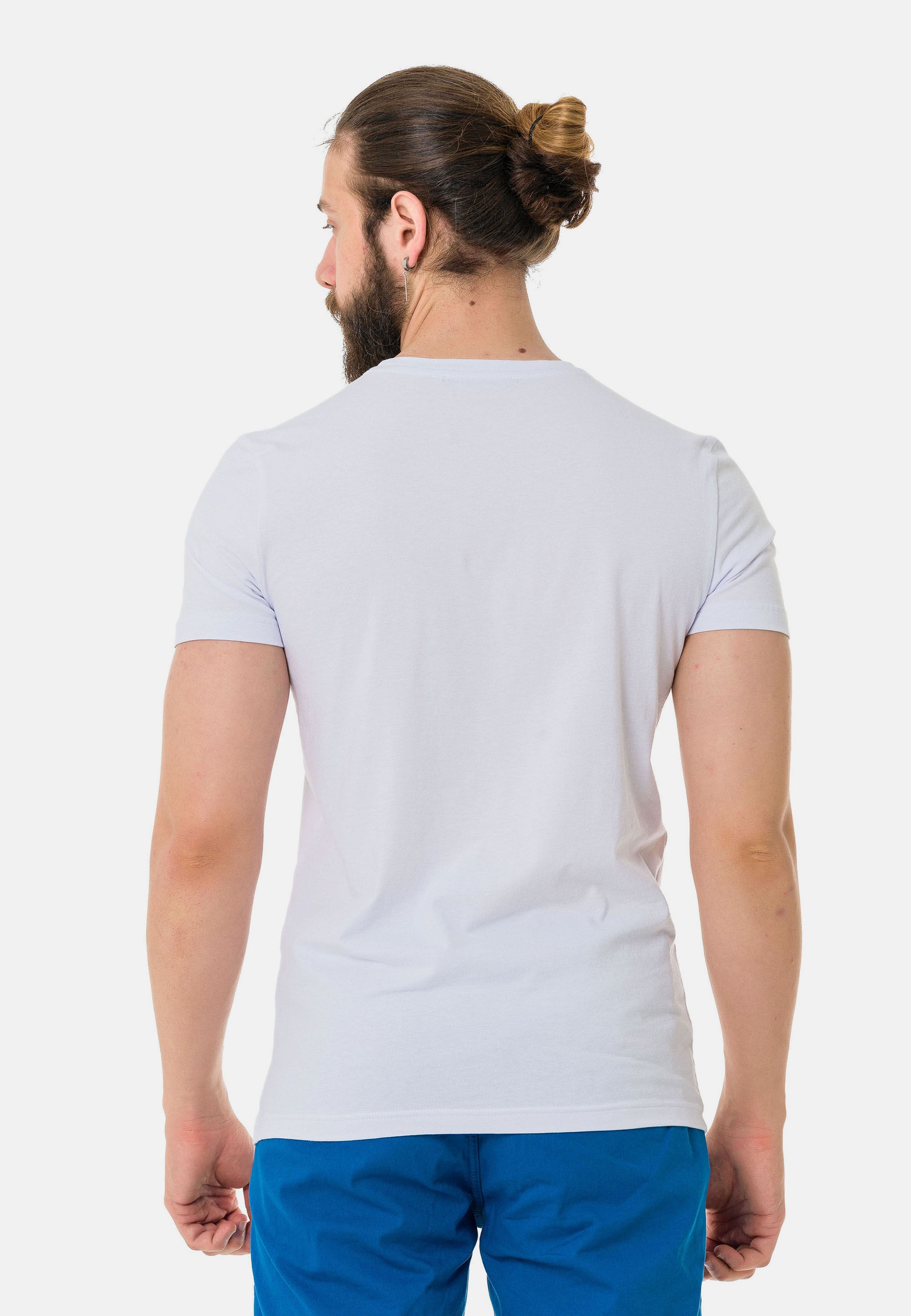 Cipo & Baxx T-Shirt »T-Shirt«, mit markantem Print