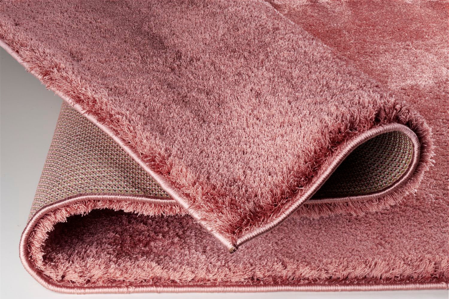 Hochflor-Teppich OCI DIE TEPPICHMARKE "Soft Dream, auch als Läufer erhältlich", rot (rosenholz), B:240cm H:30mm L:290cm, Kunstfaser, Teppiche, weich durch Microfaser, Shaggy, Langflor, Wohnzimmer 2