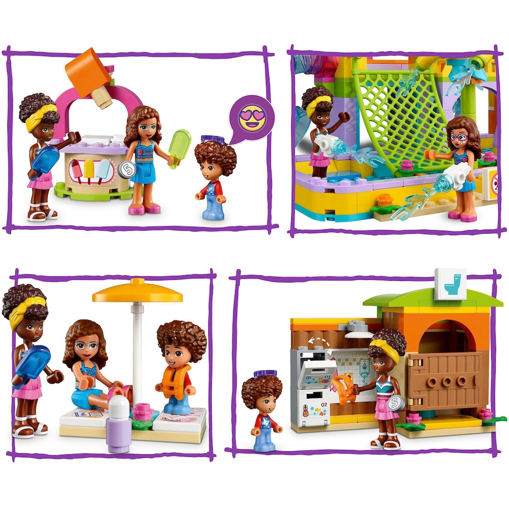 LEGO® Konstruktionsspielsteine »Wassererlebnispark (41720), LEGO® Friends«, (373 St.)