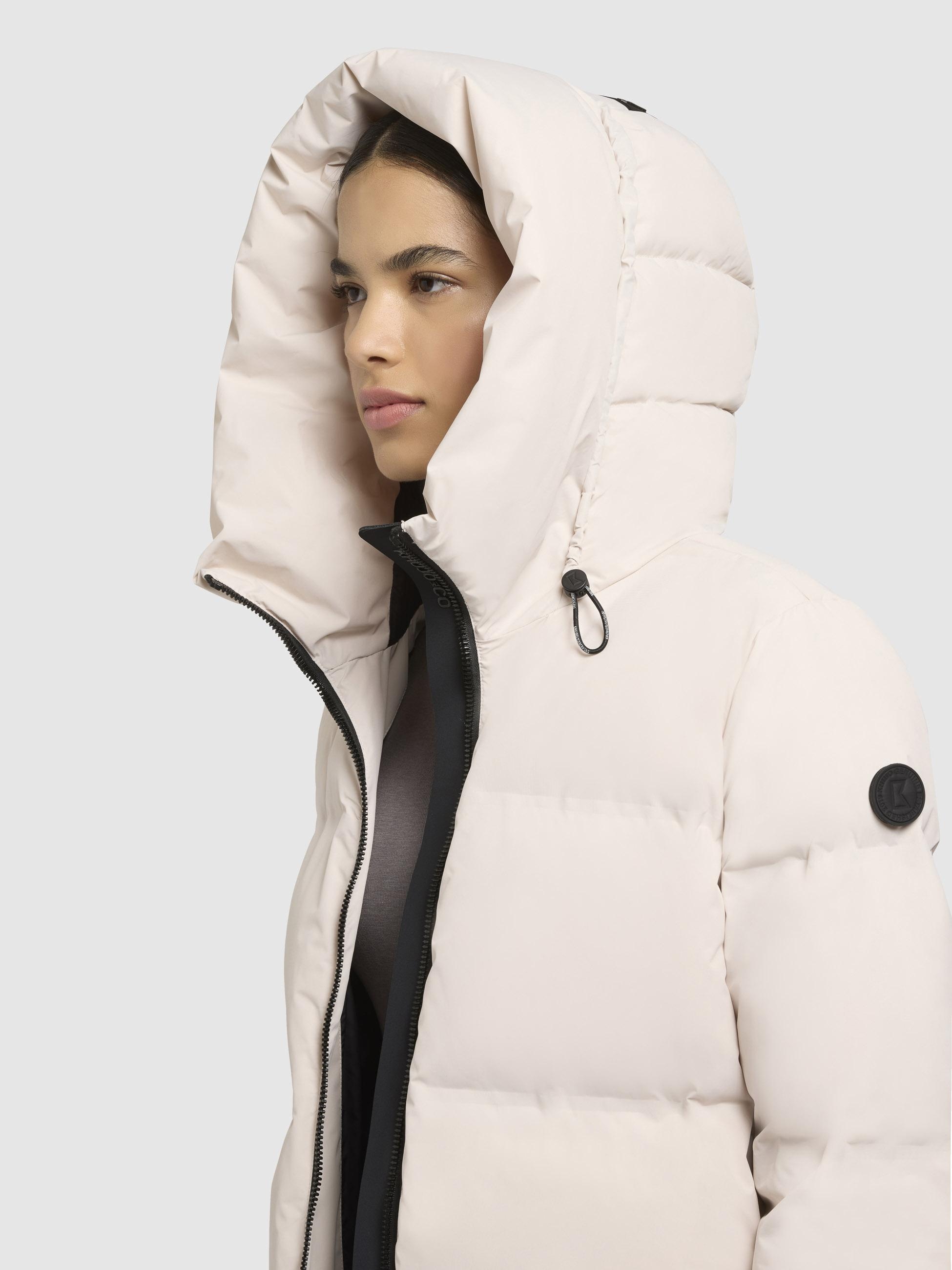 khujo Steppmantel »Aroma-YM«, Gesteppter Damen Wintermantel mit hohen Gehschlitzen