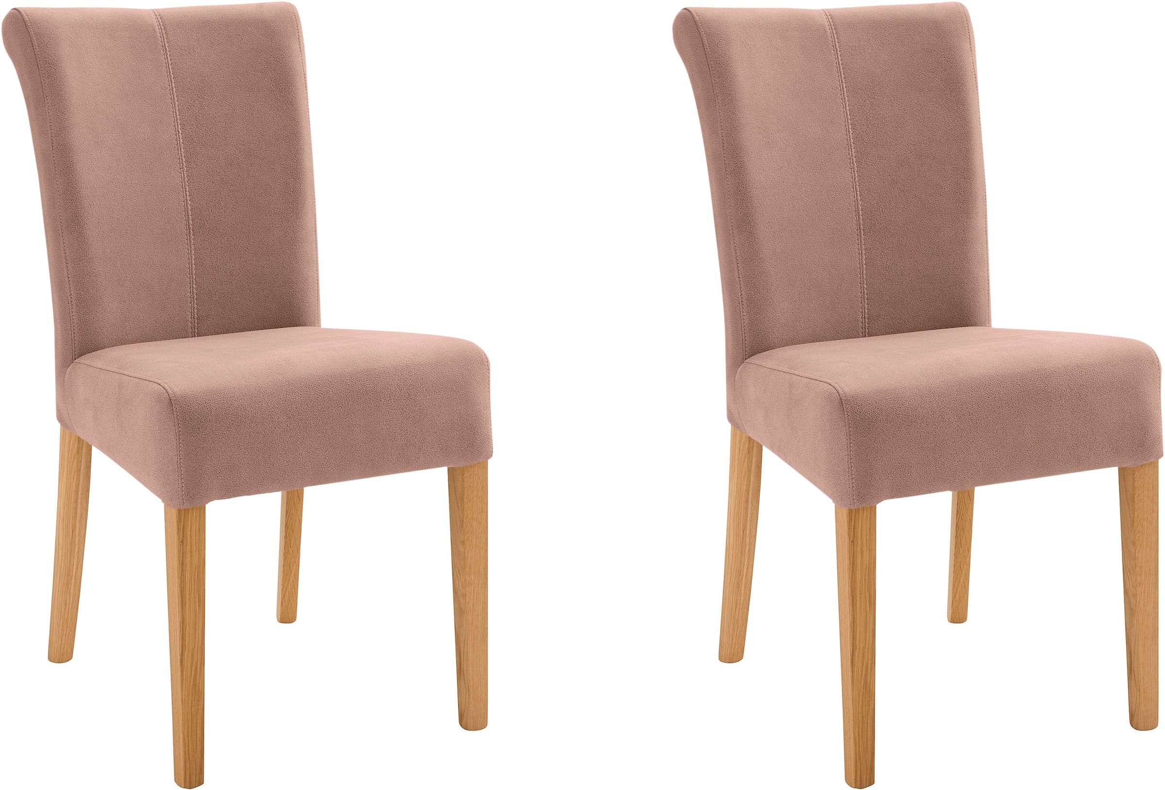 Home affaire 4-Fußstuhl "Barcelona" (Set) 2 Stk.Stuhlbeine aus Massivholz, günstig online kaufen