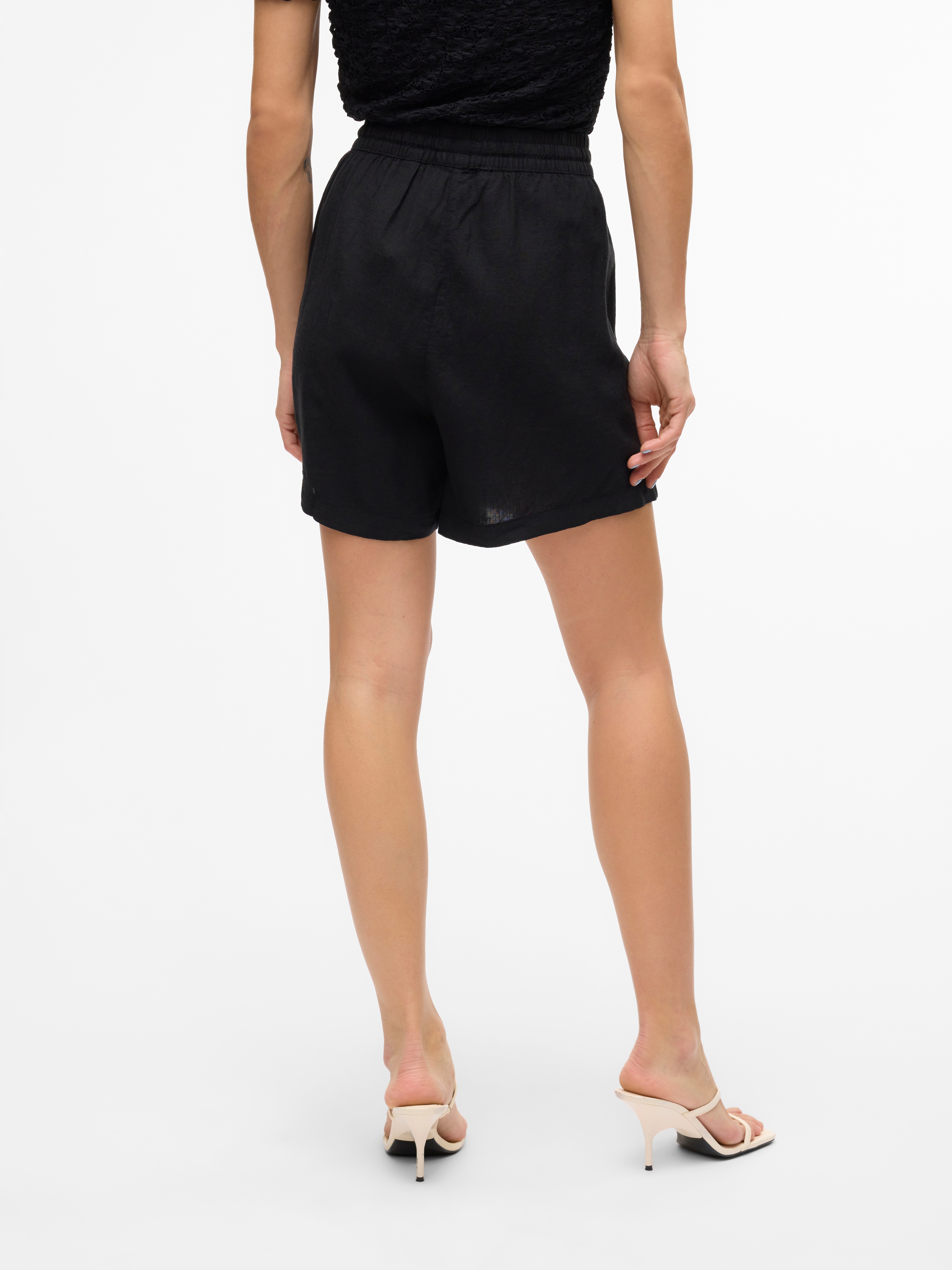 Thumbnail - Vero Moda Shorts "VMLINN LINEN SHORTS WVN NOOS" mit Leinen