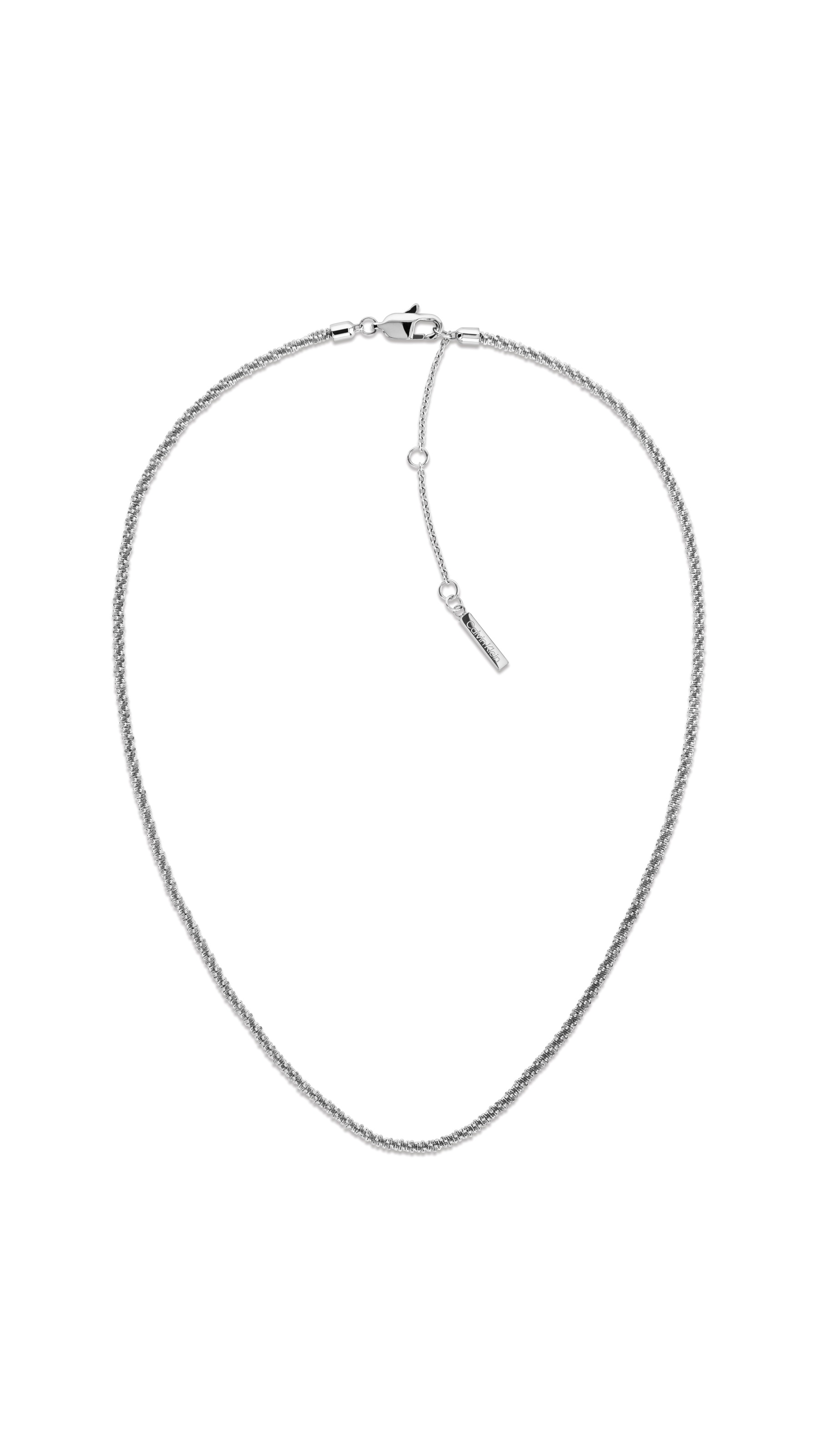 Edelstahlketten-Set CALVIN KLEIN "CK LAYERED", edelstahlfarben, Halsketten, Damen, Edelstahl, L: 45,5 B: 4mm, B:4mm 2