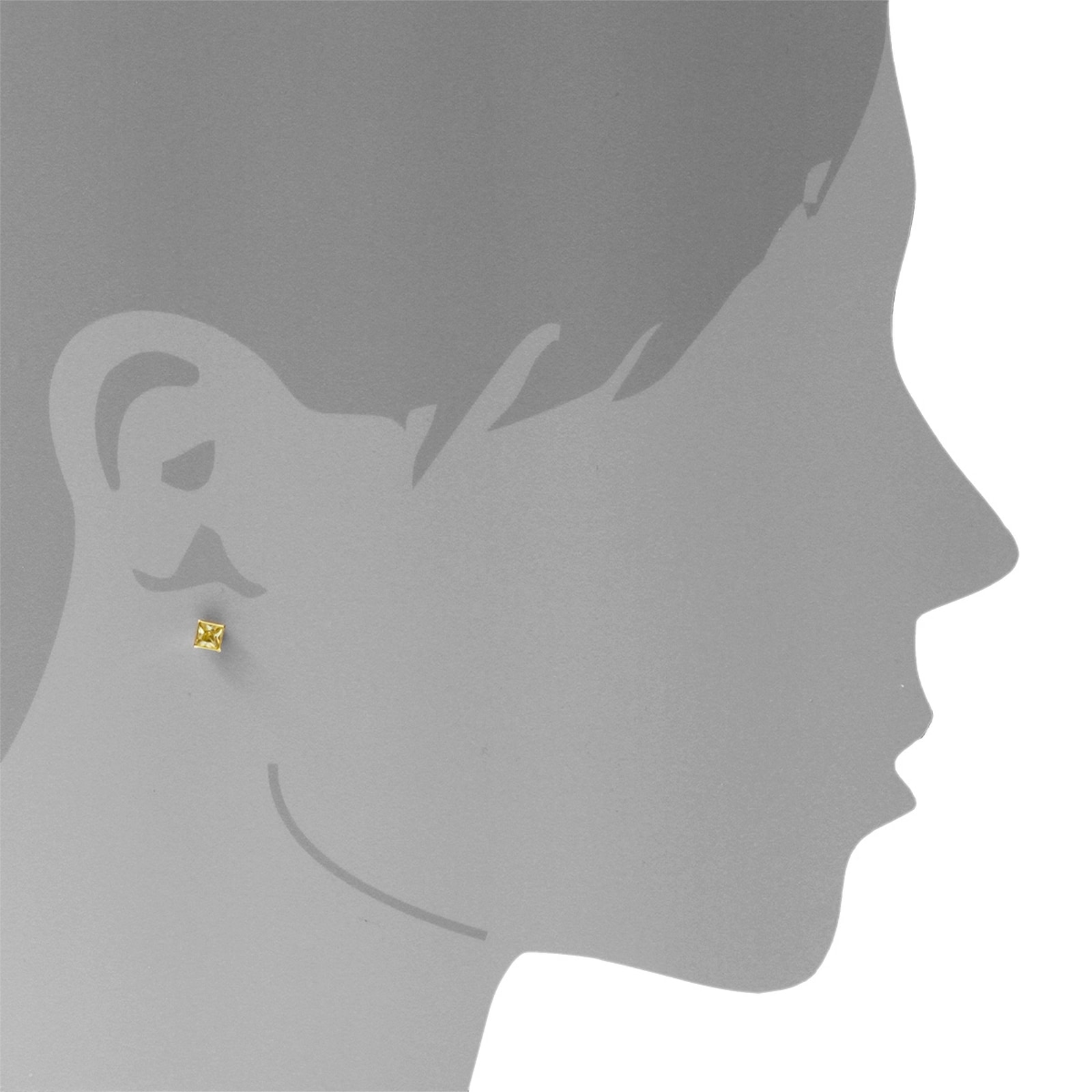 OSTSEE-SCHMUCK Paar Ohrstecker »Ostsee-Schmuck Ohrstecker Anna 5x5 mm Ohrstecker Anna 5x5 mm«, (2 tlg.)