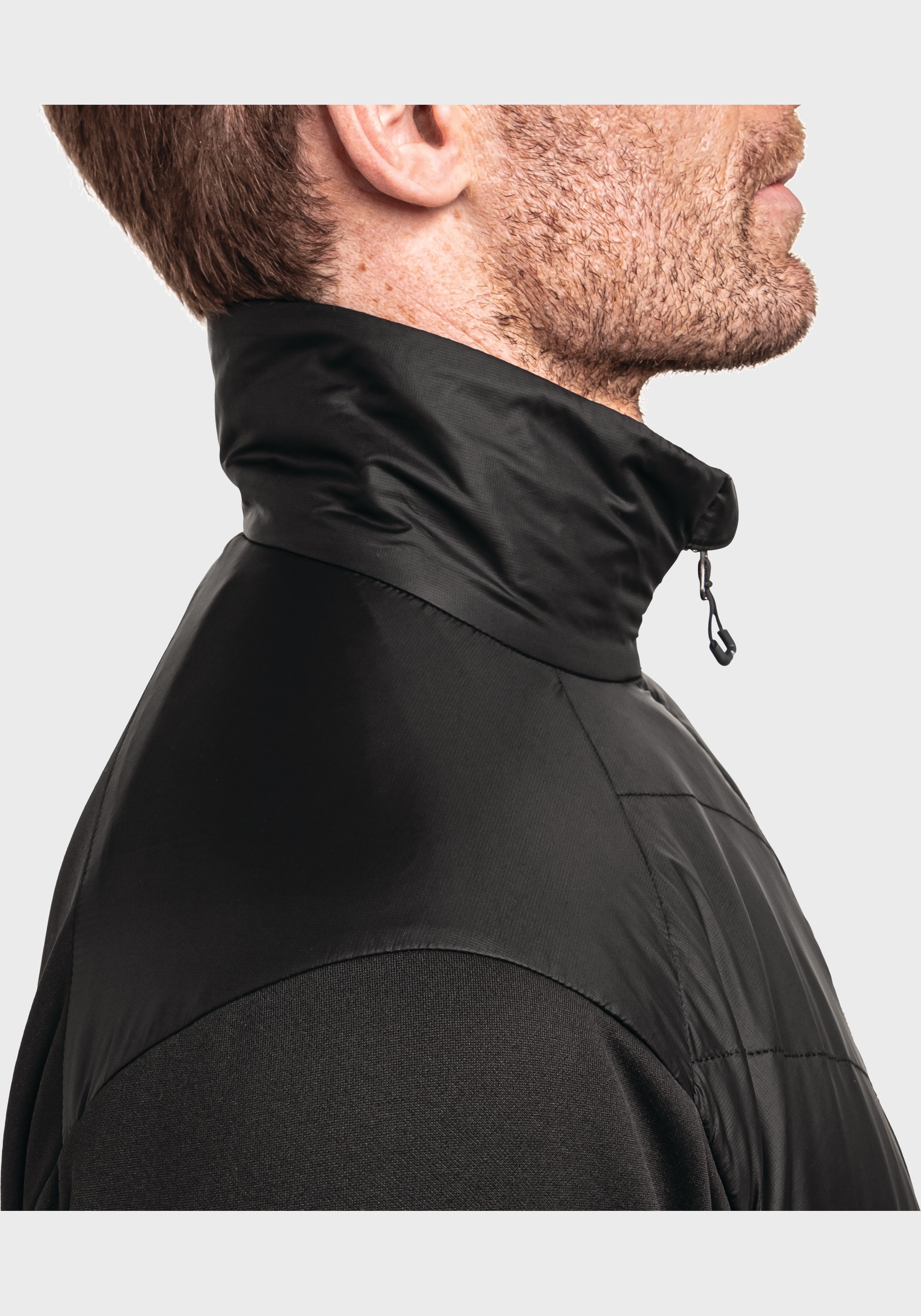 Schöffel Fleecejacke »Hiking Hybrid Jk Style Cascata MNS«, ohne Kapuze