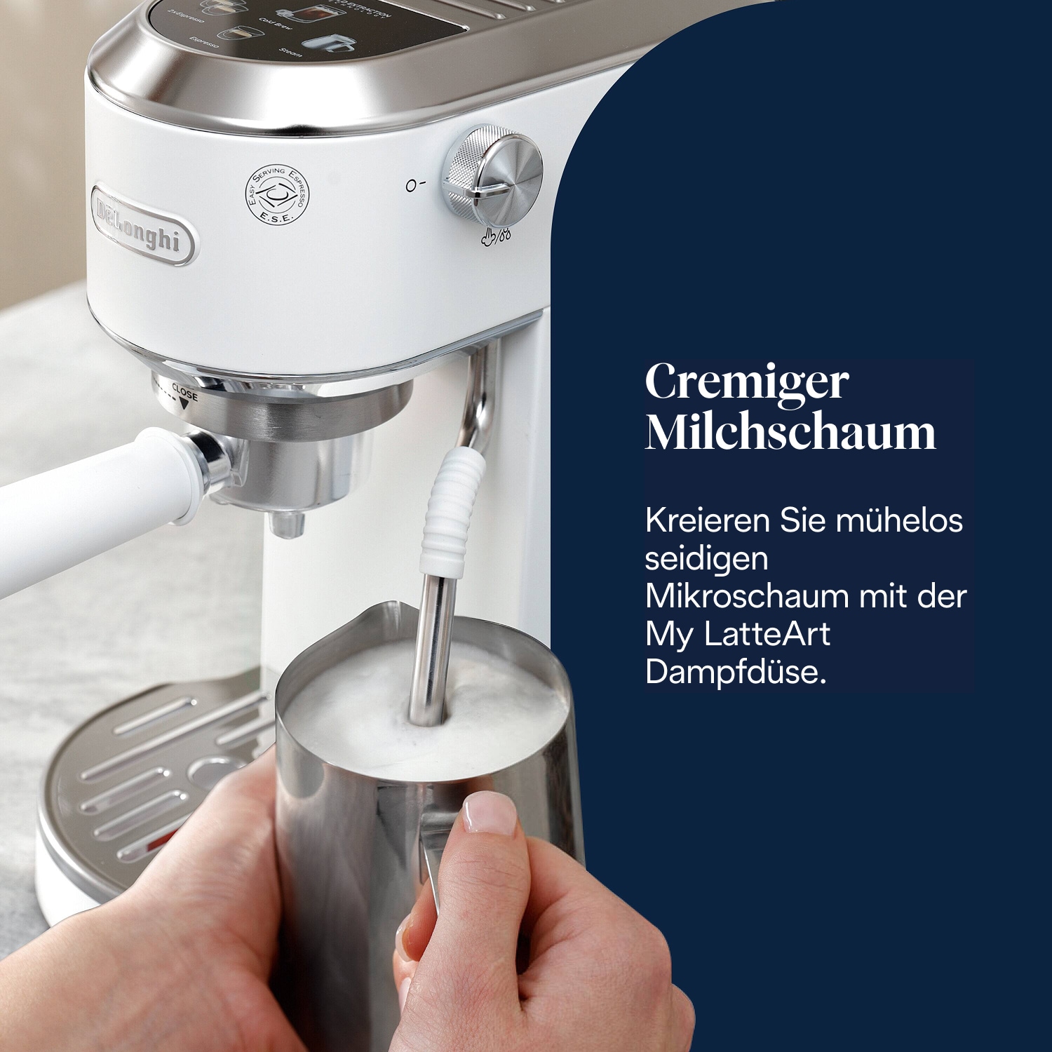 De'Longhi Espressomaschine »DEDICA DUO EC890.WI«