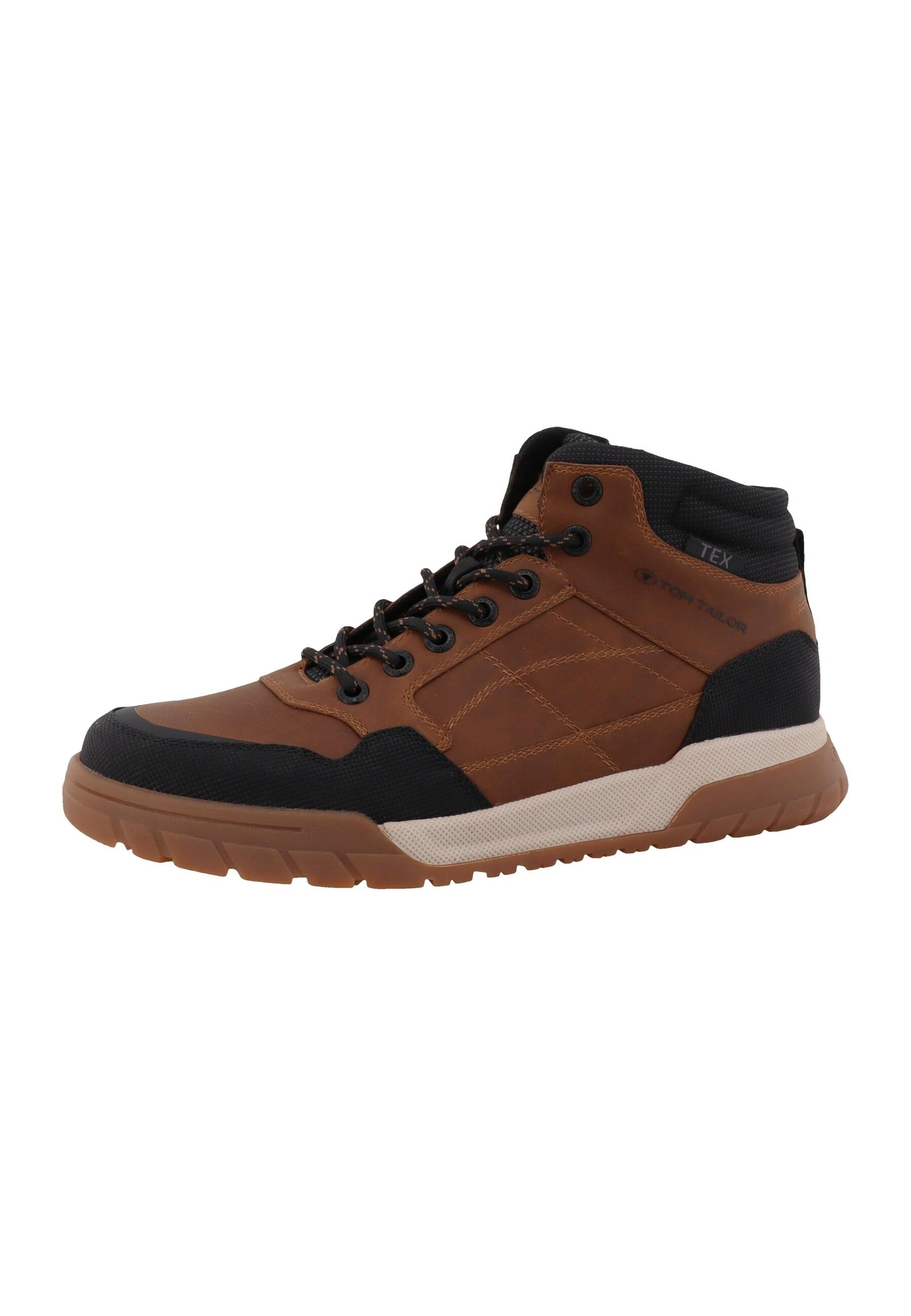 Stiefel TOM TAILOR "Tom Tailor Outdoor", Herren, Gr. 43, nuts, unifarben, Schuhe Stiefel 2