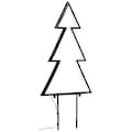 BONETTI LED Baum »Tanne, Weihnachtsdeko aussen«, 180 flammig-flammig, aus Kunststoff und Metall