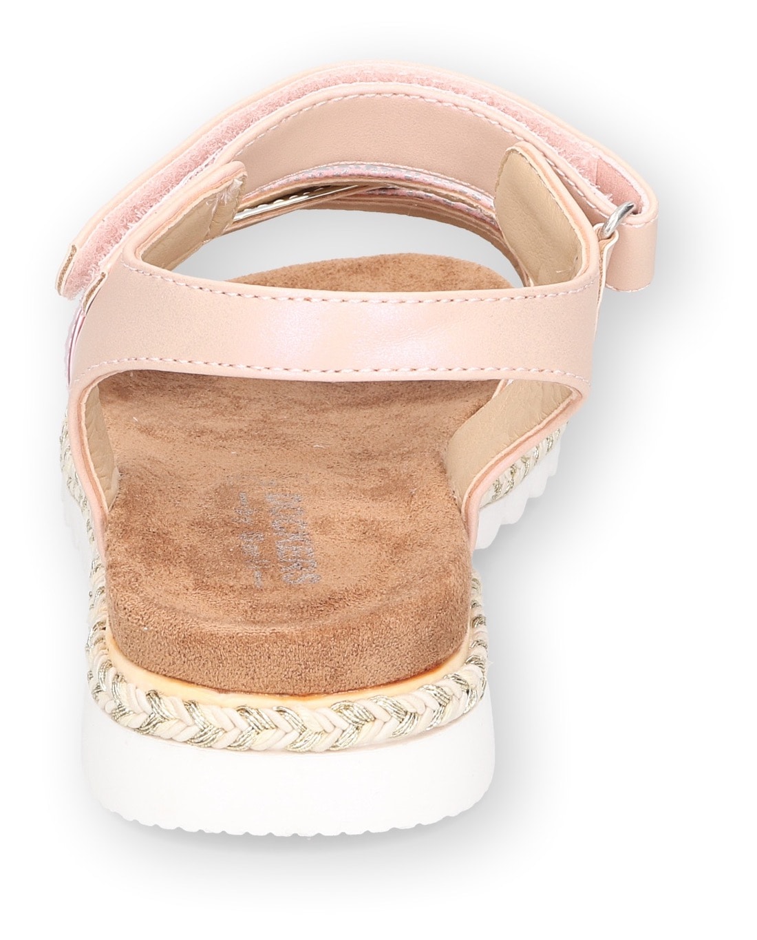 Dockers by Gerli Sandale, Plateausandale, Klettschuh, Glitzersandale mit Flecht-Details