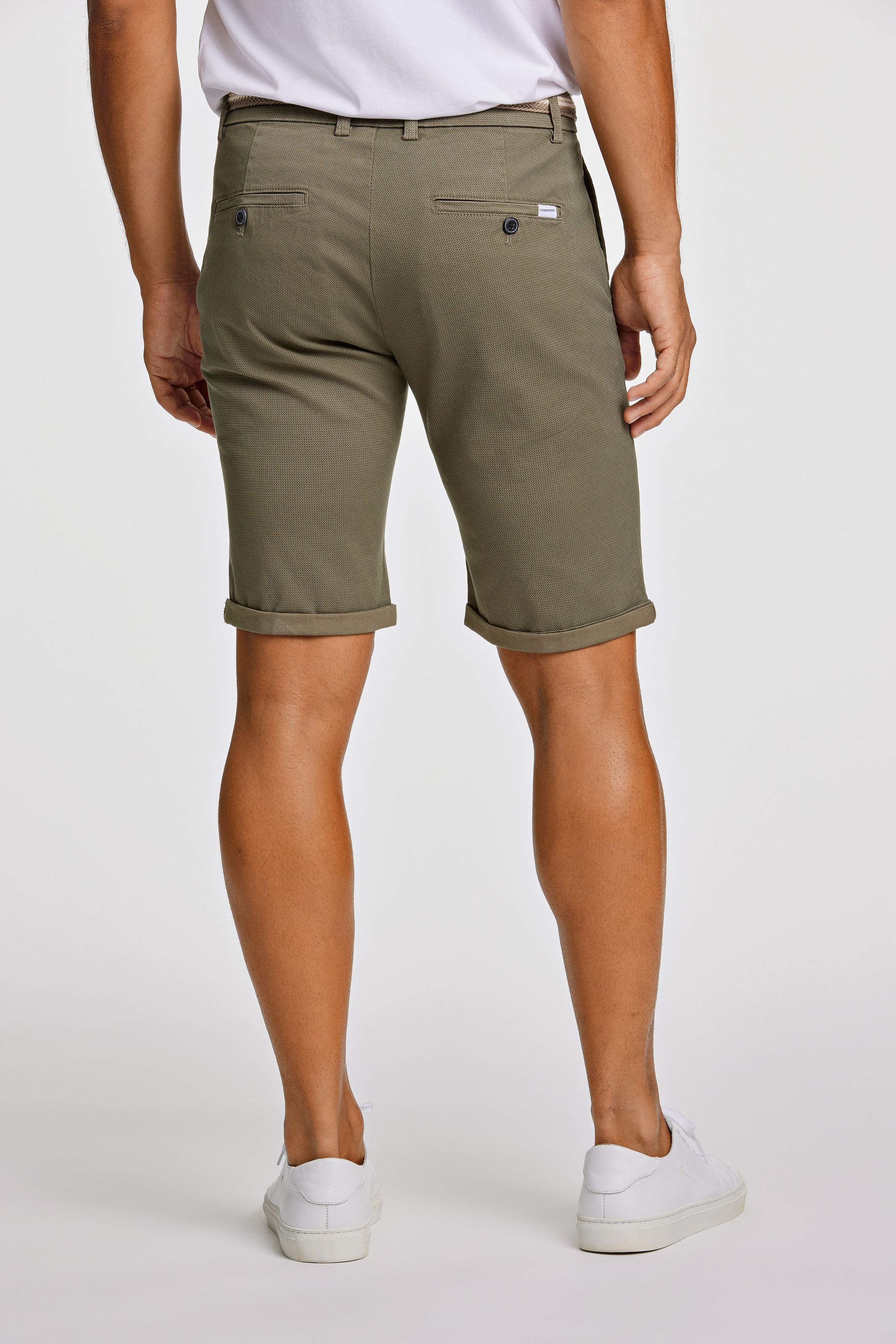 LINDBERGH Chinoshorts Sommerhose mit Gürtel günstig online kaufen