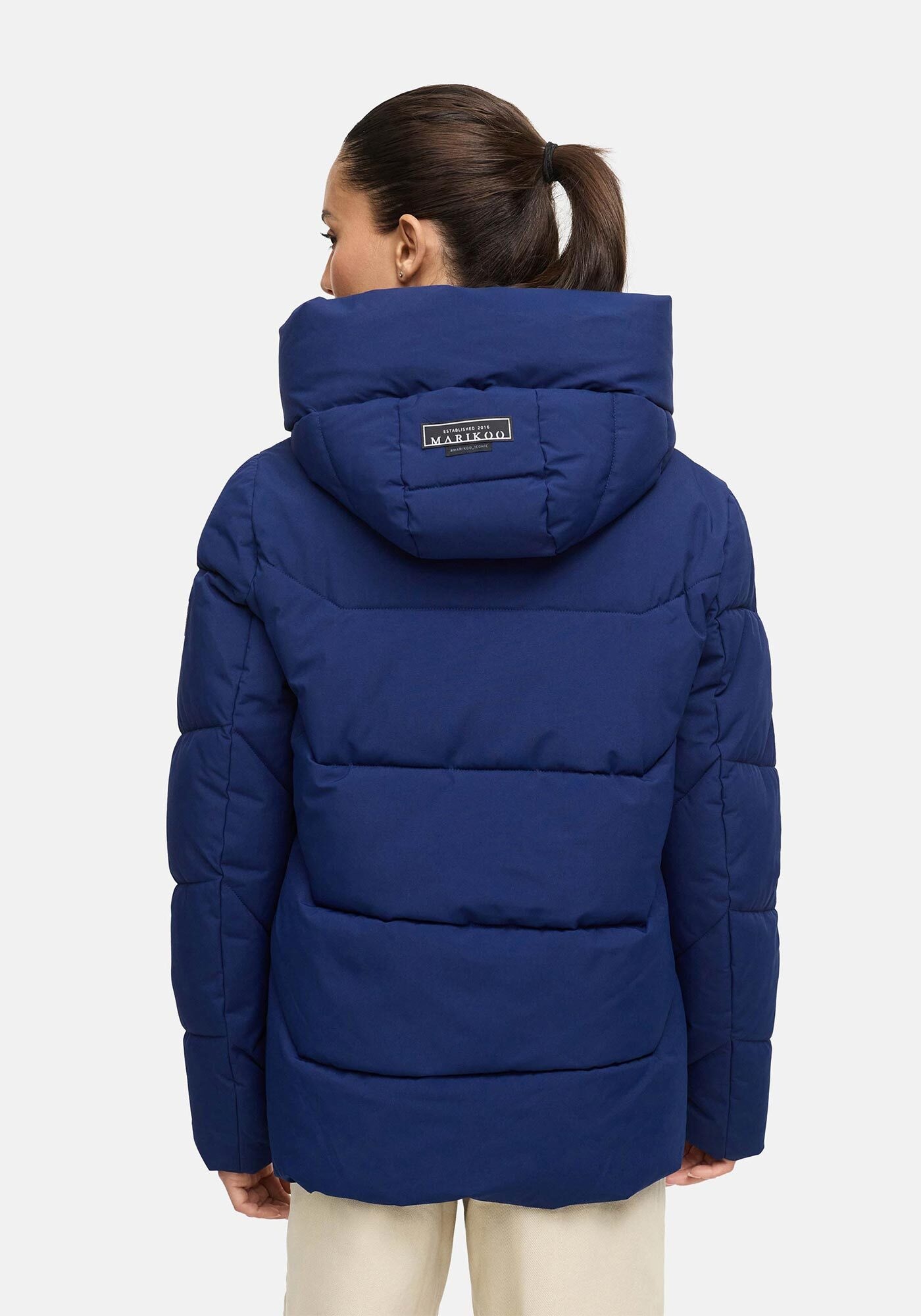 Marikoo Winterjacke »Kuscheltatze«, mit extra hohem Kragen