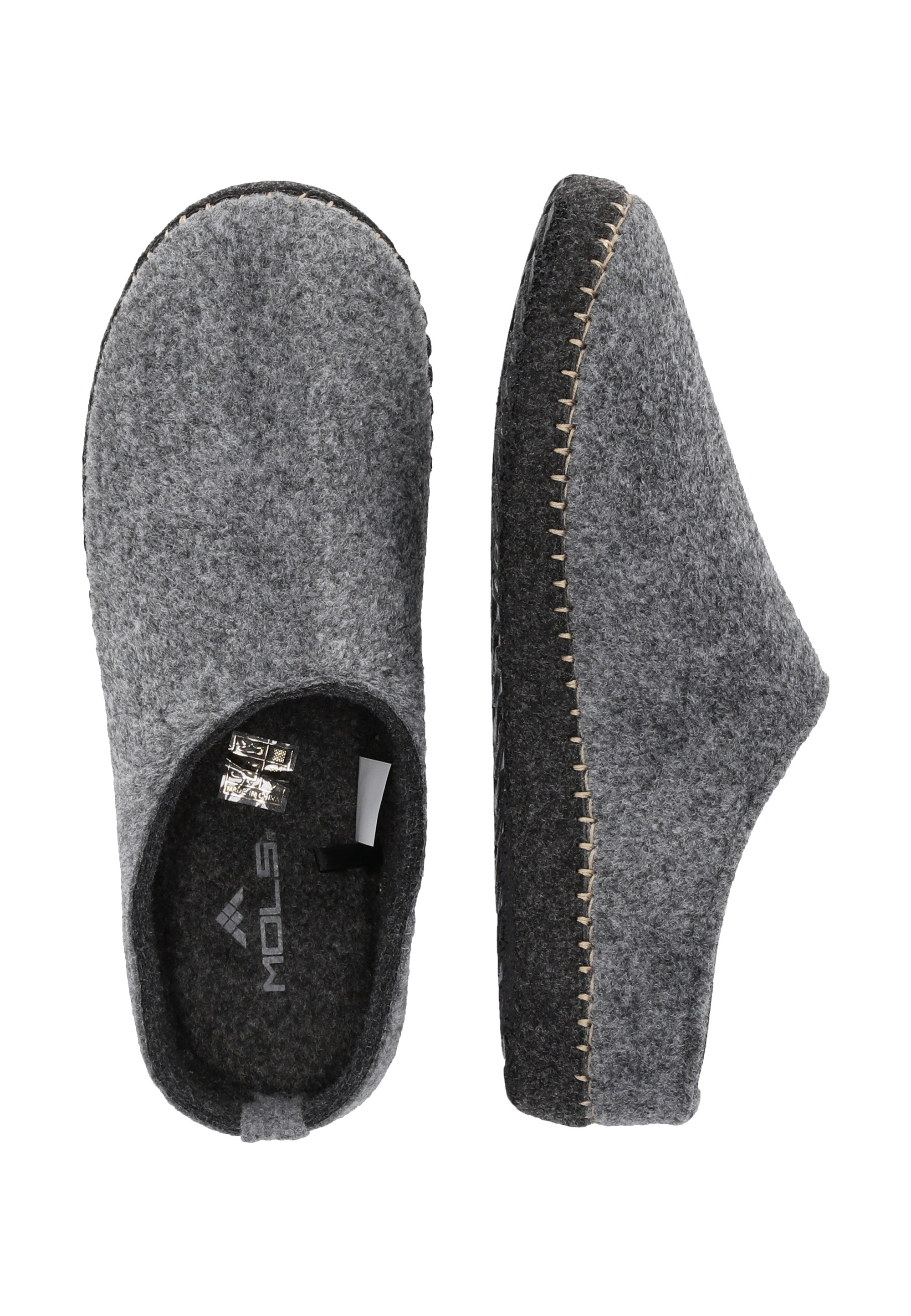 MOLS Hausschuh »Sinaka«, im schlichten Design