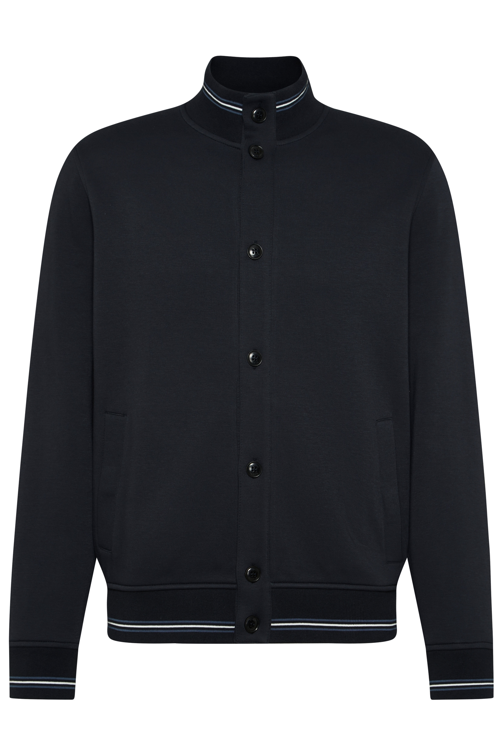 bugatti Sweatshirt, mit Collegekragen