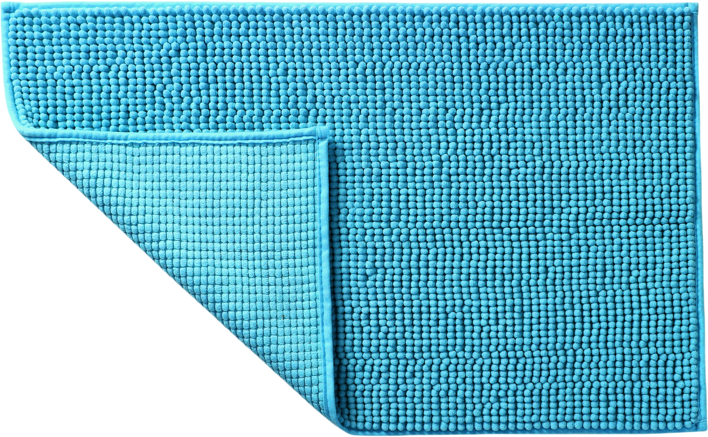 my home Badematte »Vanessa Chenille, Badvorleger, Badezimmer Teppich, Duschvorleger«, beidseitig nutzbar-strapazierfähig-fußbodenheizungsgeeignet-schnell trocknend, Uni Farben, besonders weich, rechteckig