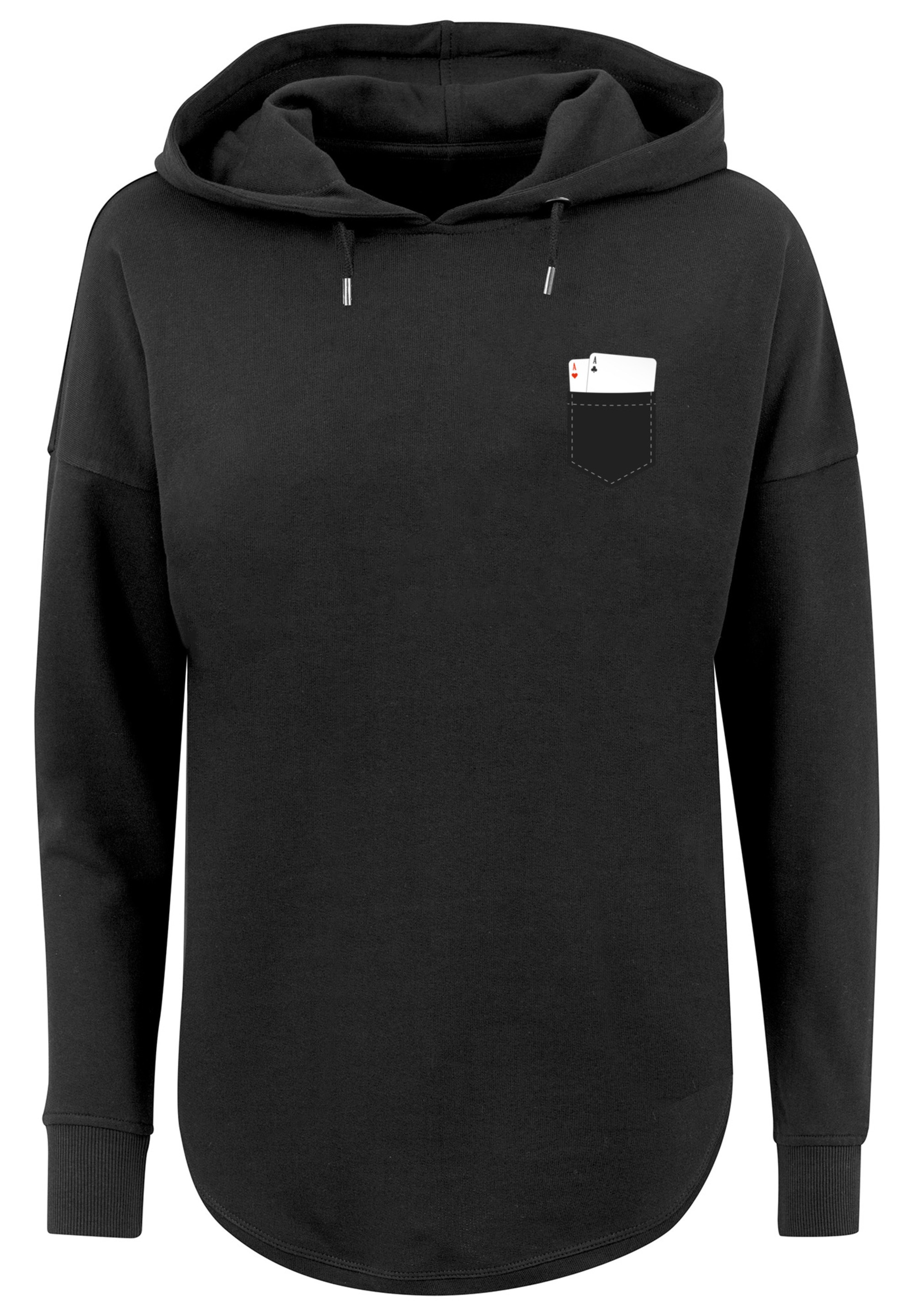 F4NT4STIC Kapuzenpullover »Pocket with Cards«, Print