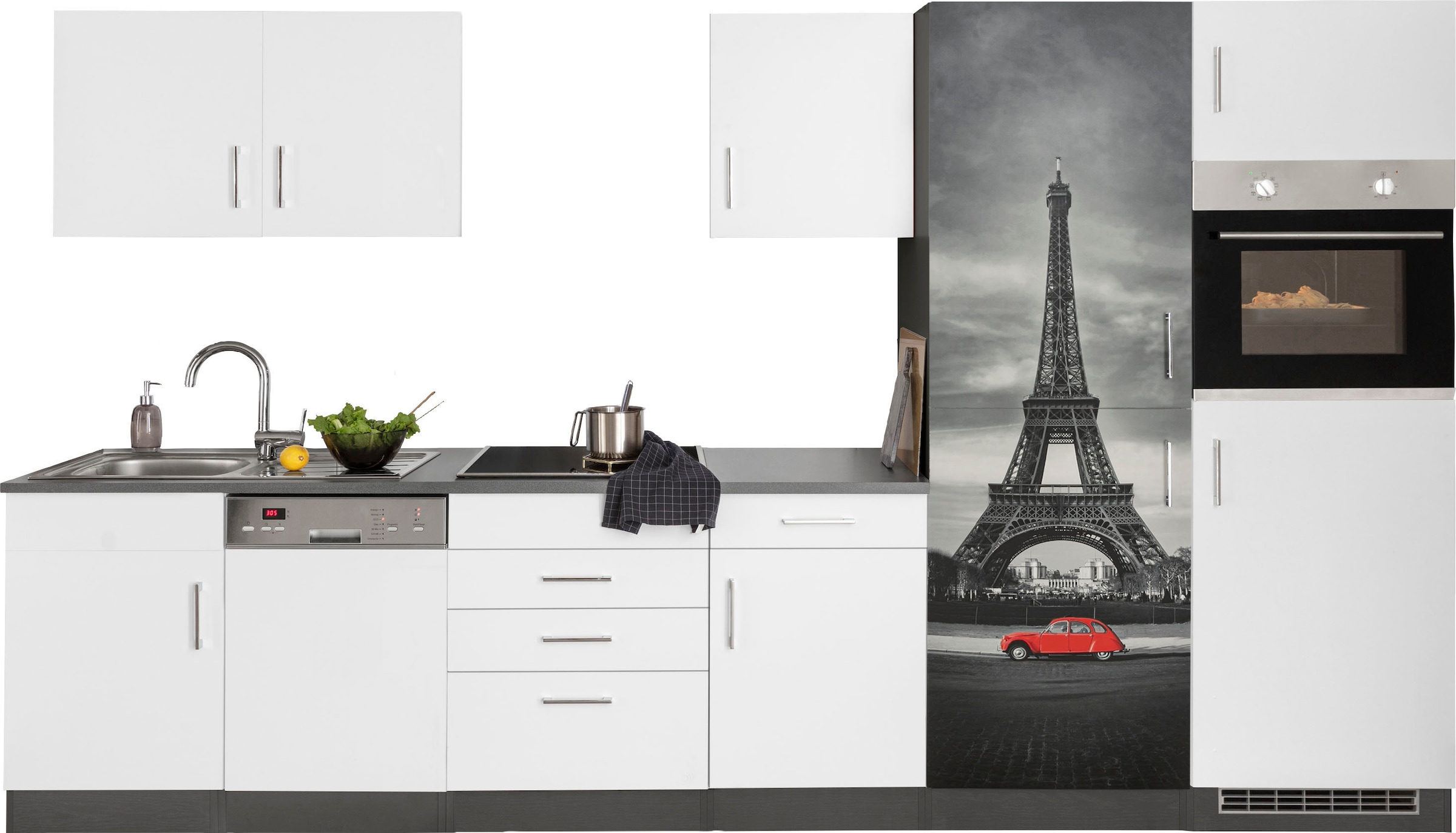 HELD MÖBEL Küchenzeile "Paris", ohne E-Geräte, Breite 340 cm günstig online kaufen