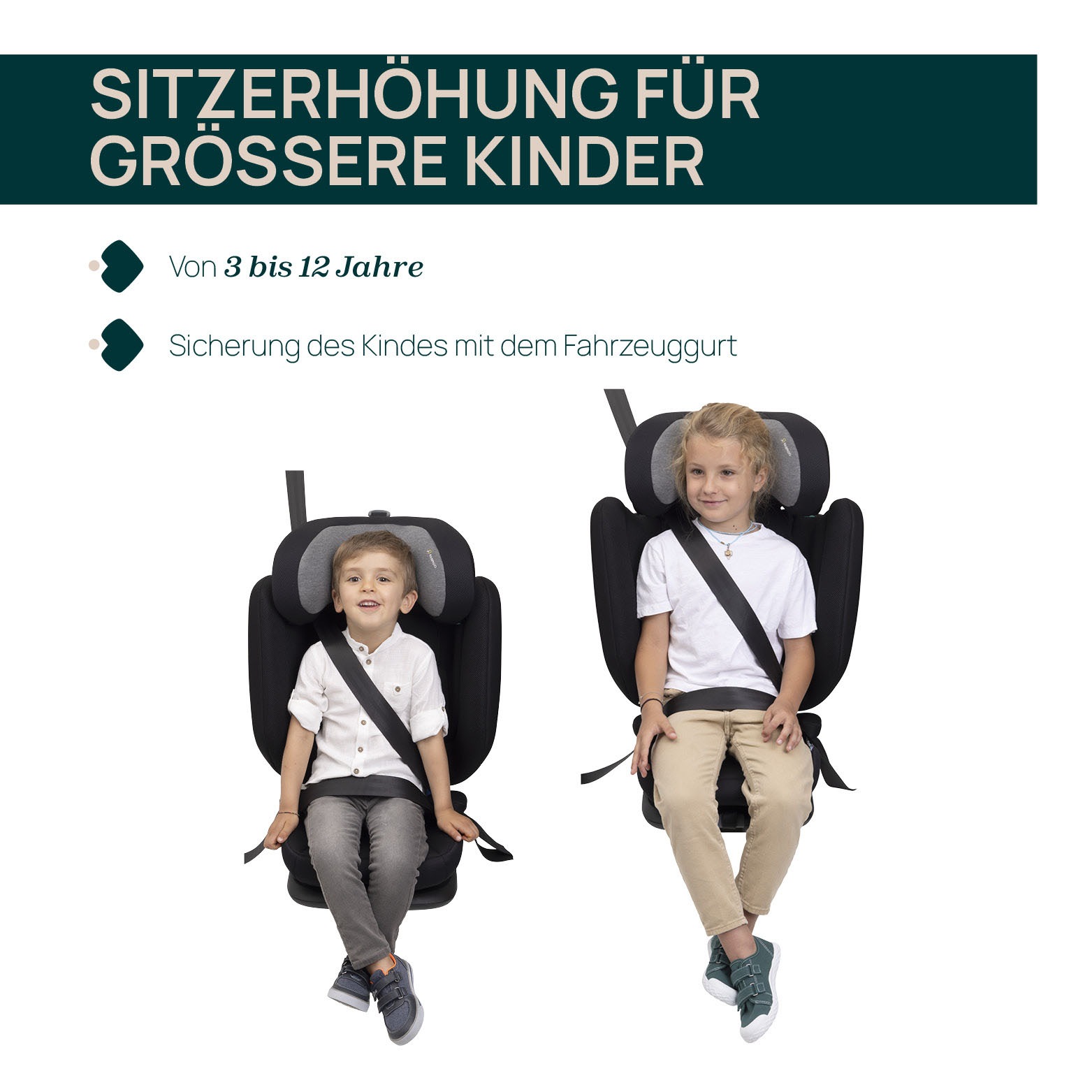 Chicco Fold & Go S i-Size Autositz für Babys 2-3 (15 - 36 kg; 3 - 12 years) Grau