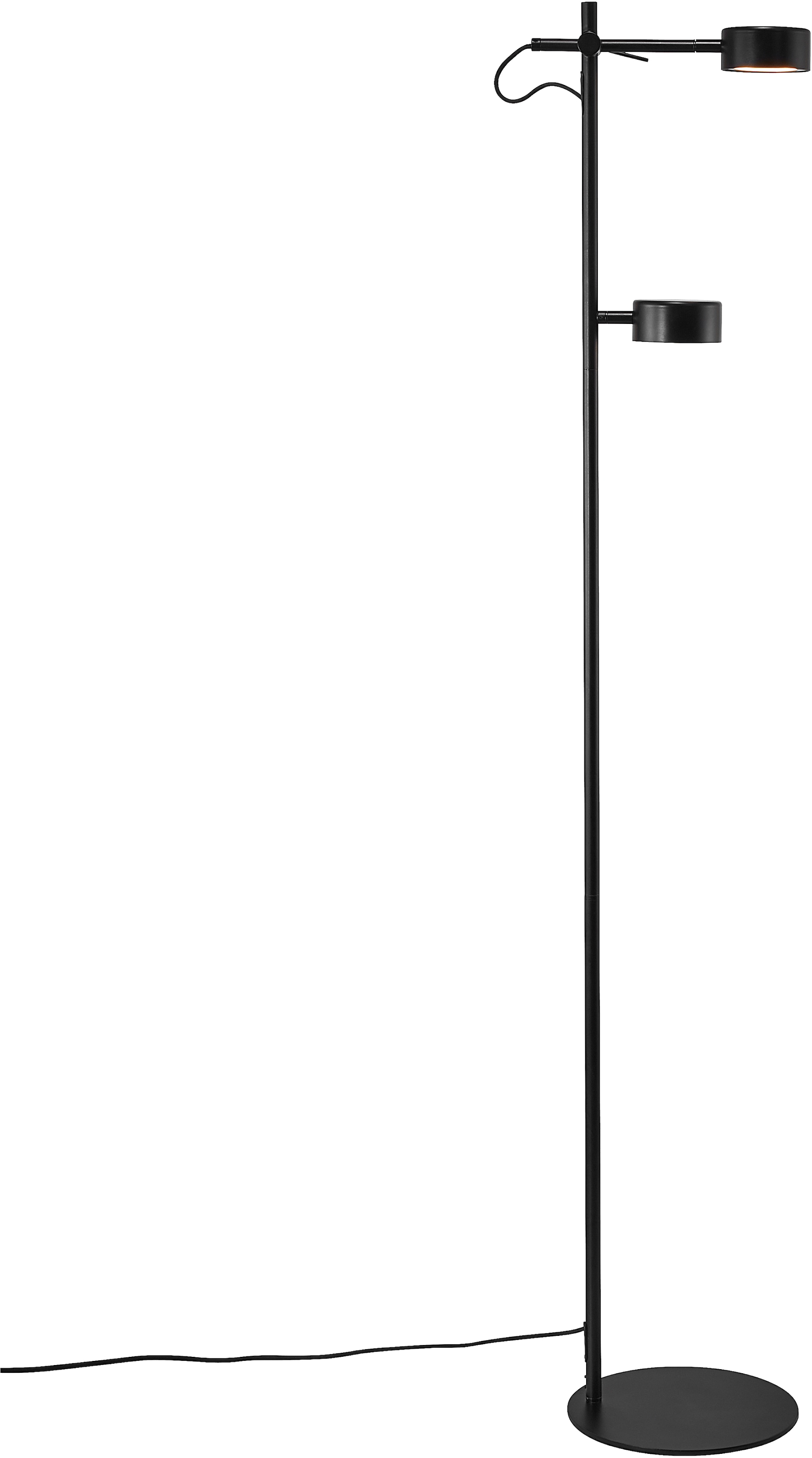 Nordlux LED Stehlampe »CLYDE«, Stimmungslicht,verstellbar 2 für flammig-flammig, Hängeleuchte,+LED,+Dimmer | BAUR