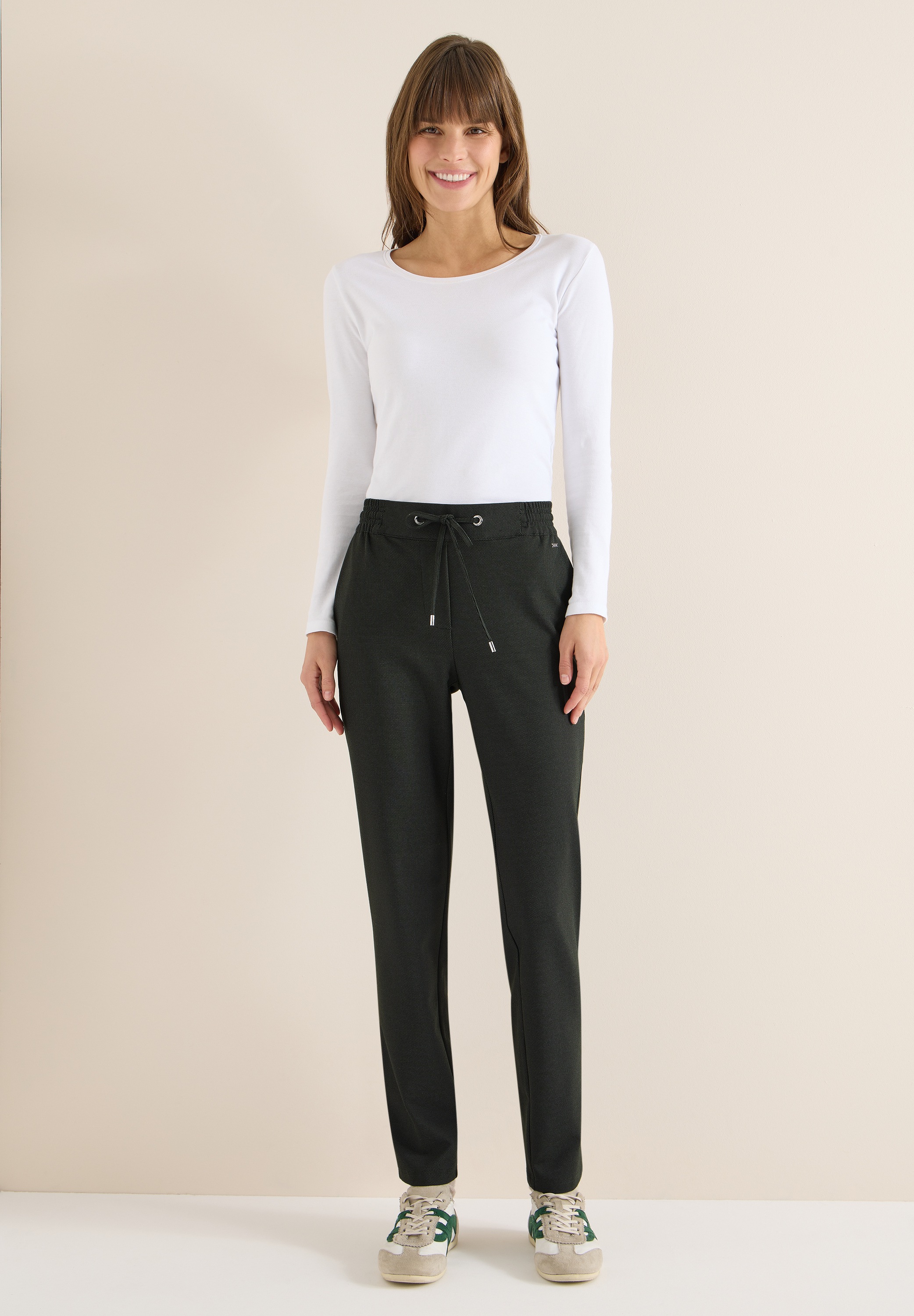Cecil Tracey Damen Jogger Pants Raw Khaki XL 5