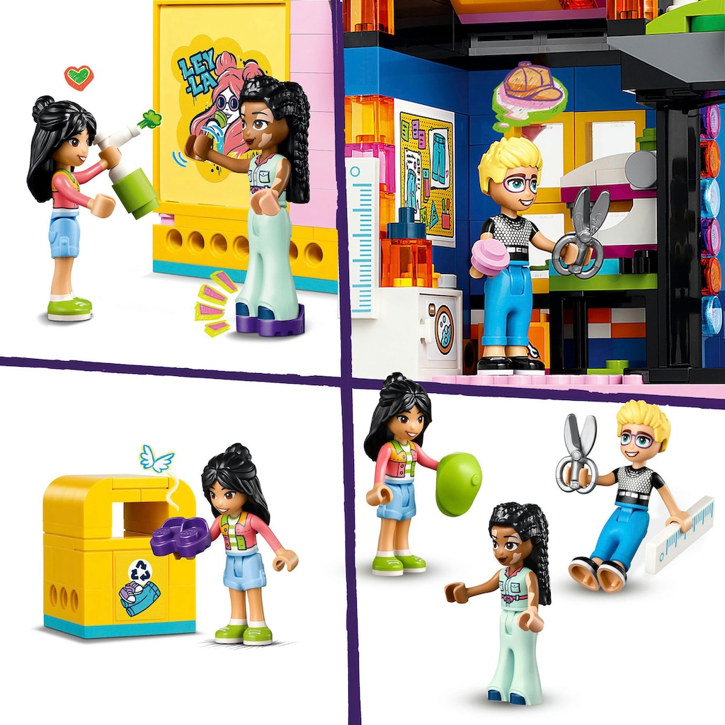 LEGO® Konstruktionsspielsteine »Vintage-Modegeschäft (42614), LEGO Friends«, (409 St.)