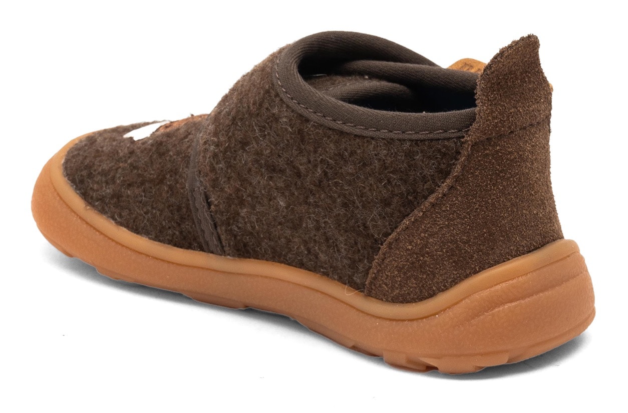 Bisgaard Barfußschuh »miffy x bisgaard barefoot basic«, Hausschuh mit süßer Hasen-Stickerei, Größenschablone zum Download