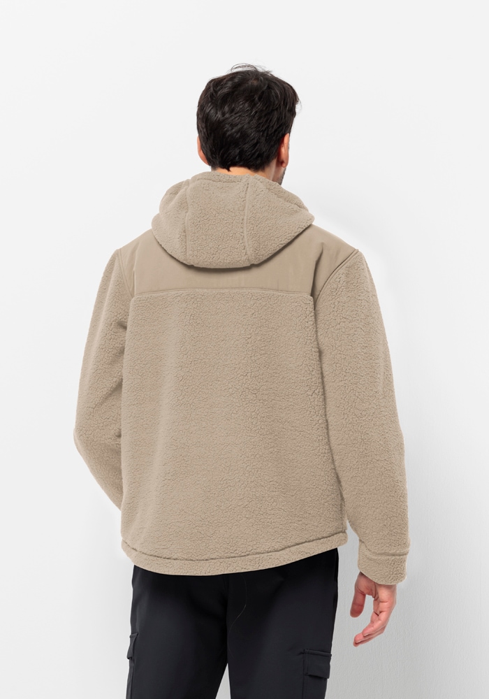 Jack Wolfskin Fleecejacke »FELSLICHT HOODED JKT M«, mit Kapuze