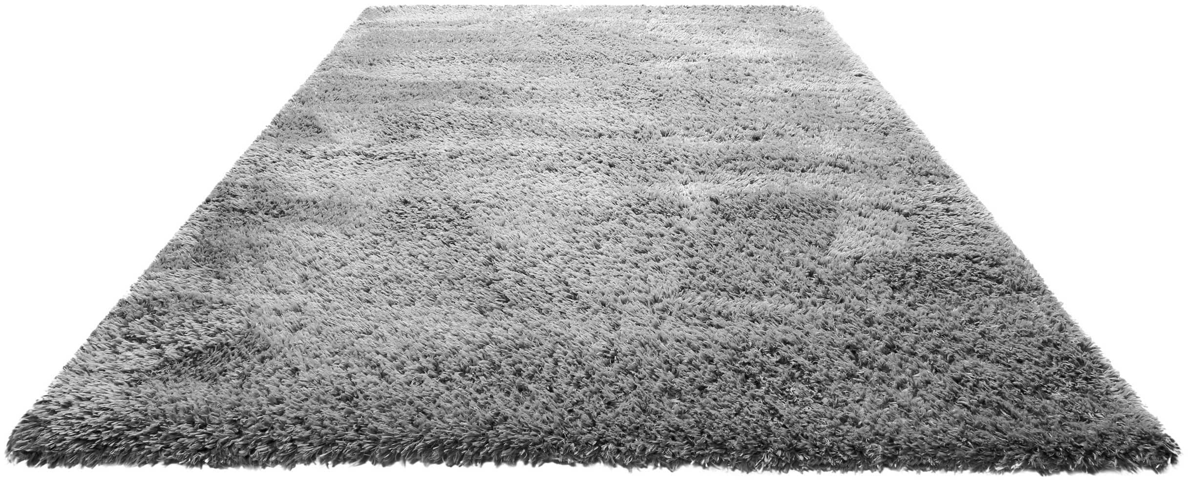 Homie Living Hochflor-Teppich "Matteo HL-0961" rechteckig 50 mm Höhe 100% recyceltem PET, Langflor, Shaggy, Wohnzimmer