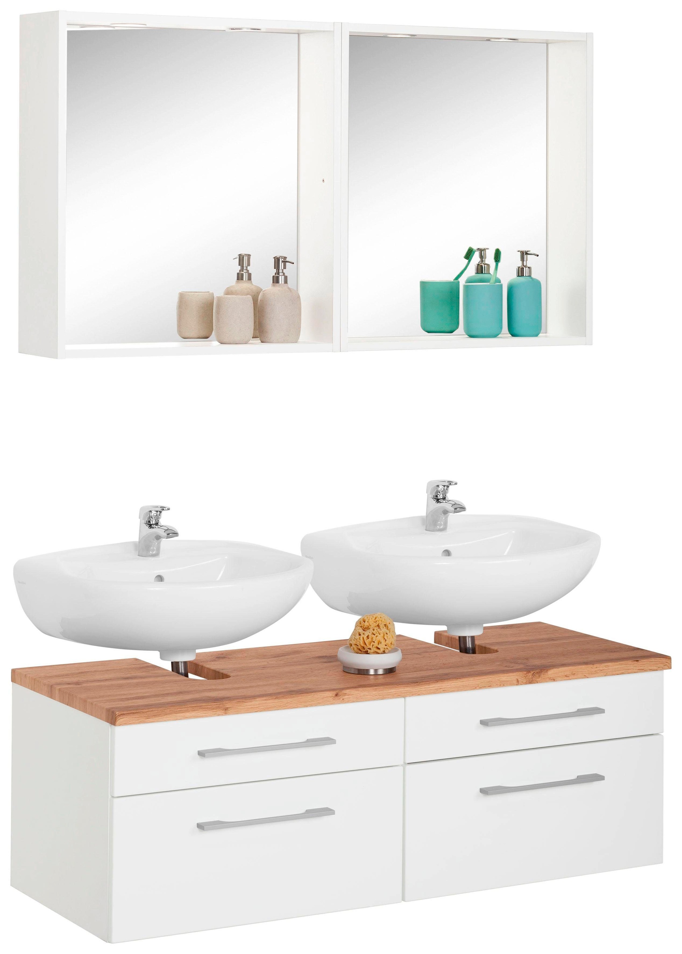 welltime Badmöbel-Set "Davos" 3 Stk. tlg. günstig online kaufen