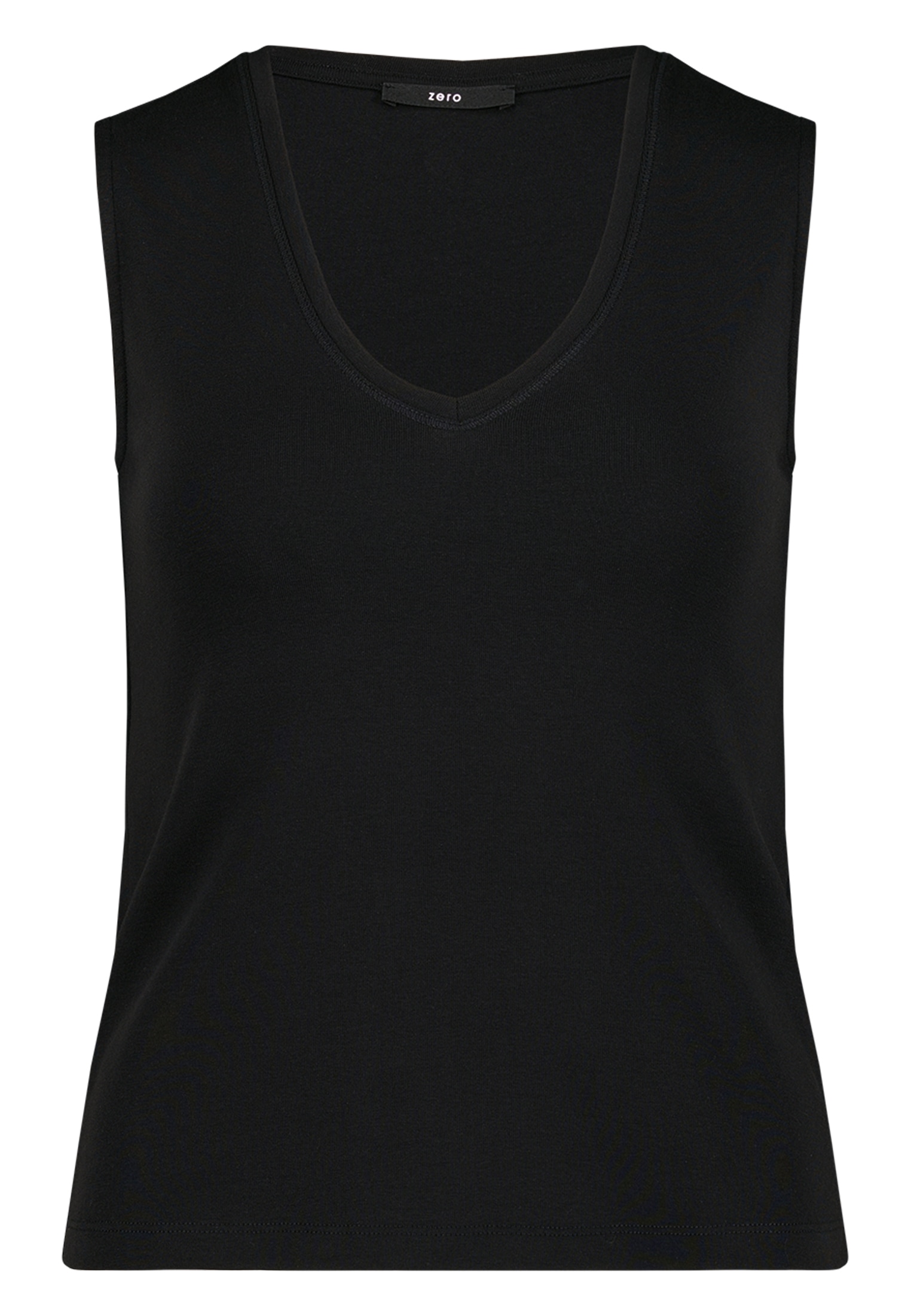 Zero T-Shirt »Damen Shirt mit V-Ausschnitt« 1 Material
