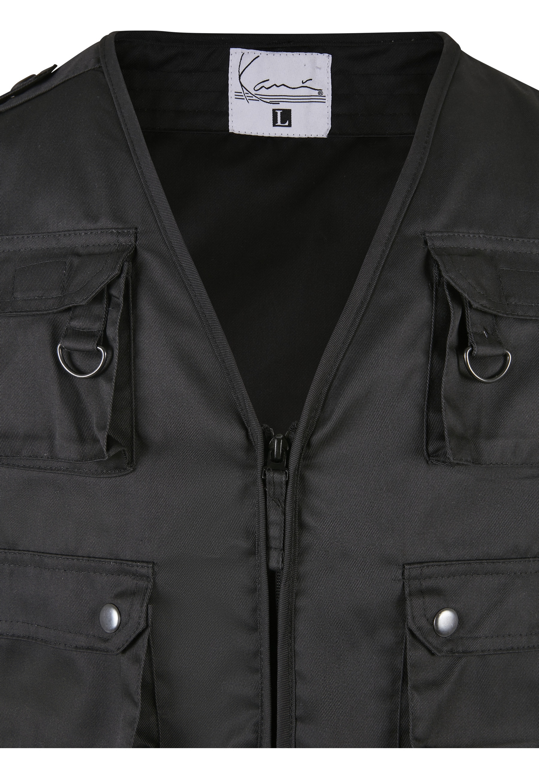 Karl Kani Steppweste »Karl Kani KK Small Signature Vest black« 1 Stk.