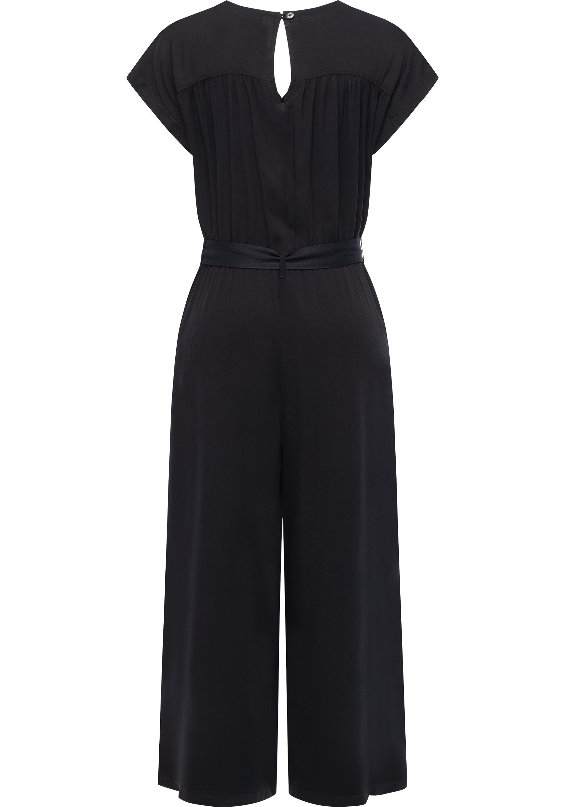 Ragwear Jumpsuit »Glina«, Langer Damen Overall mit Bindegürtel an der Taille